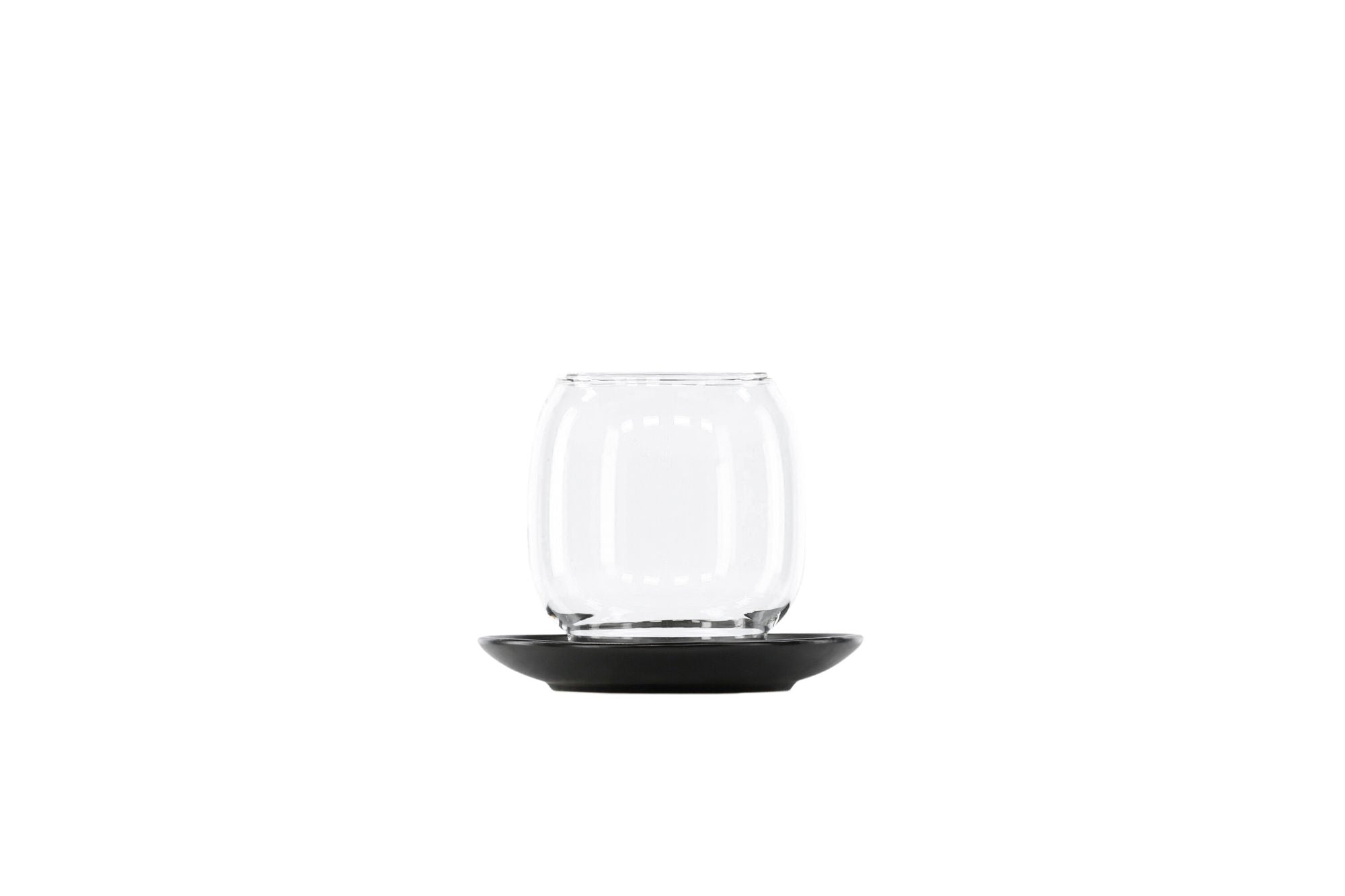 Venture Home Archy Lantern - Matte Black/Clear Glass - 12*H10cm