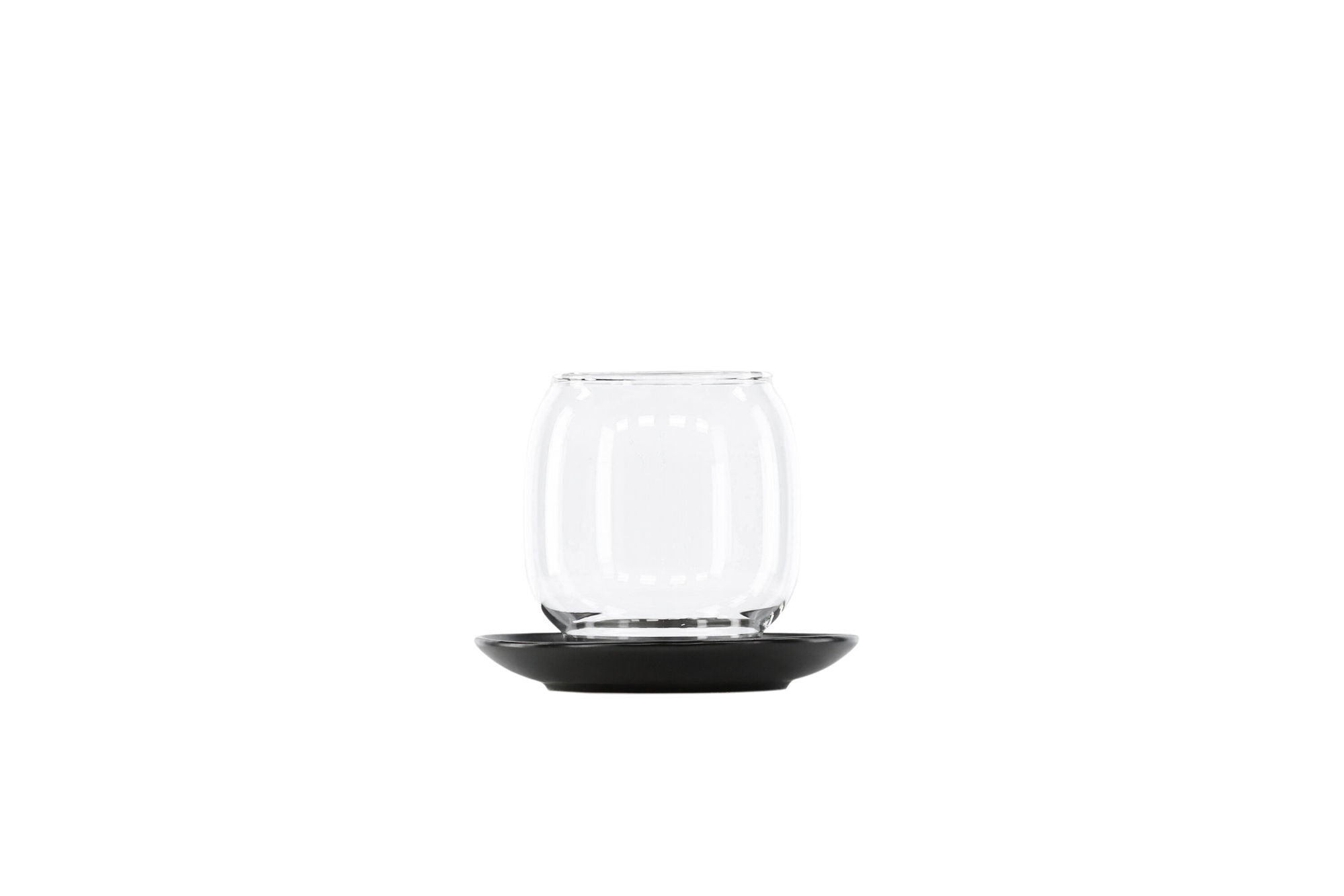 Venture Home Archy Lantern - Matte Black/Clear Glass - 12*H10cm