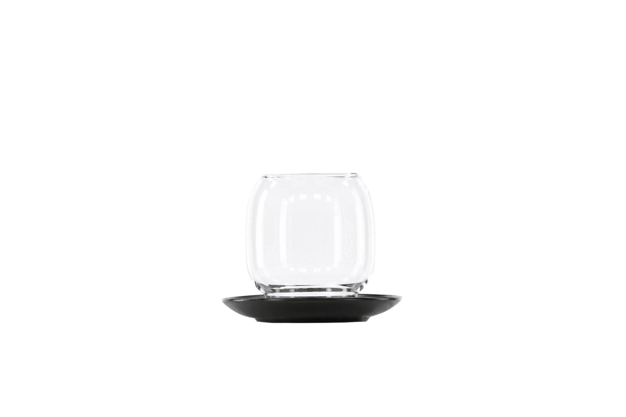 Venture Home Archy Lantern - Matte Black/Clear Glass - 12*H10cm