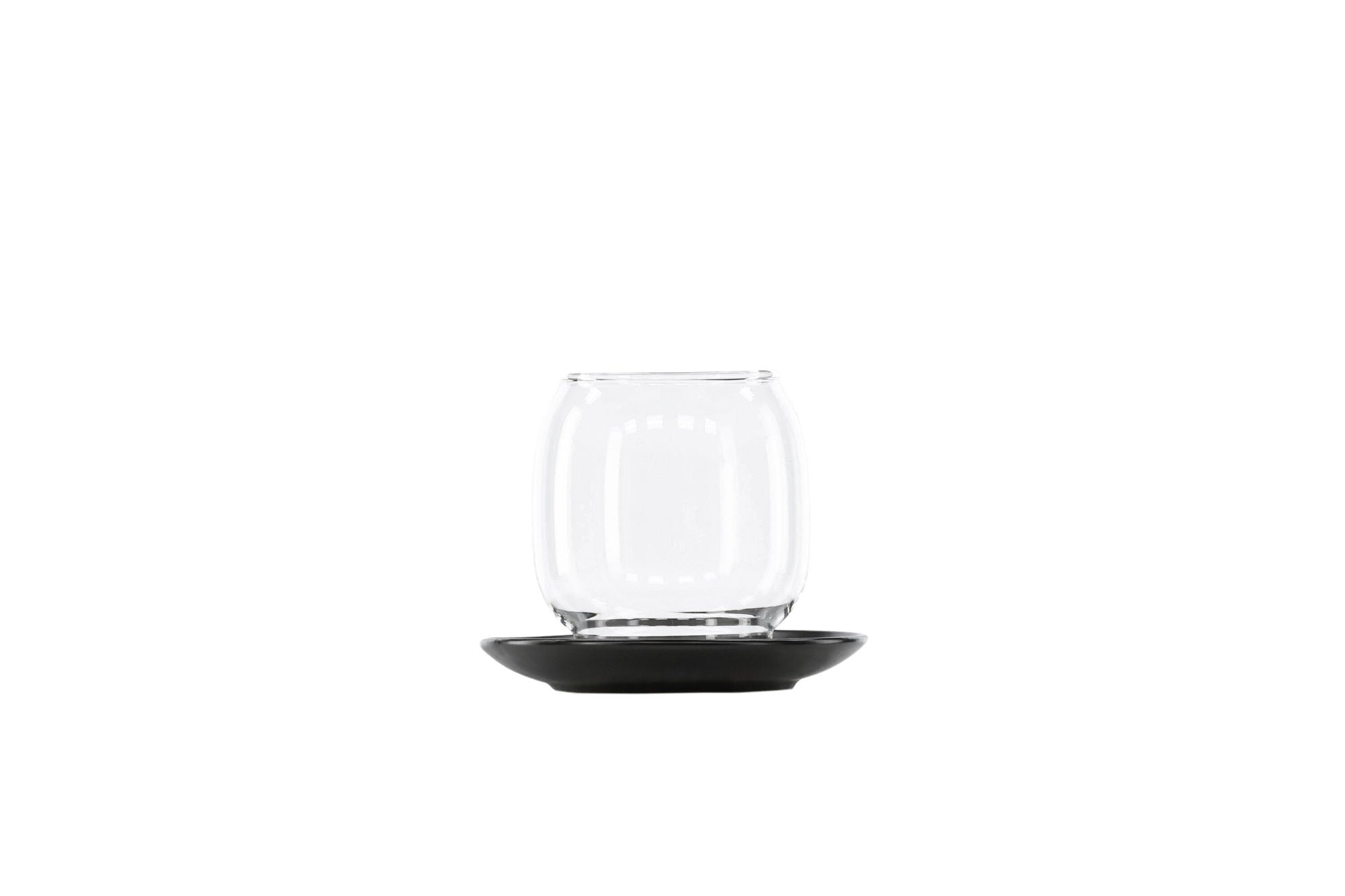 Venture Home Archy Lantern - Matte Black/Clear Glass - 12*H10cm