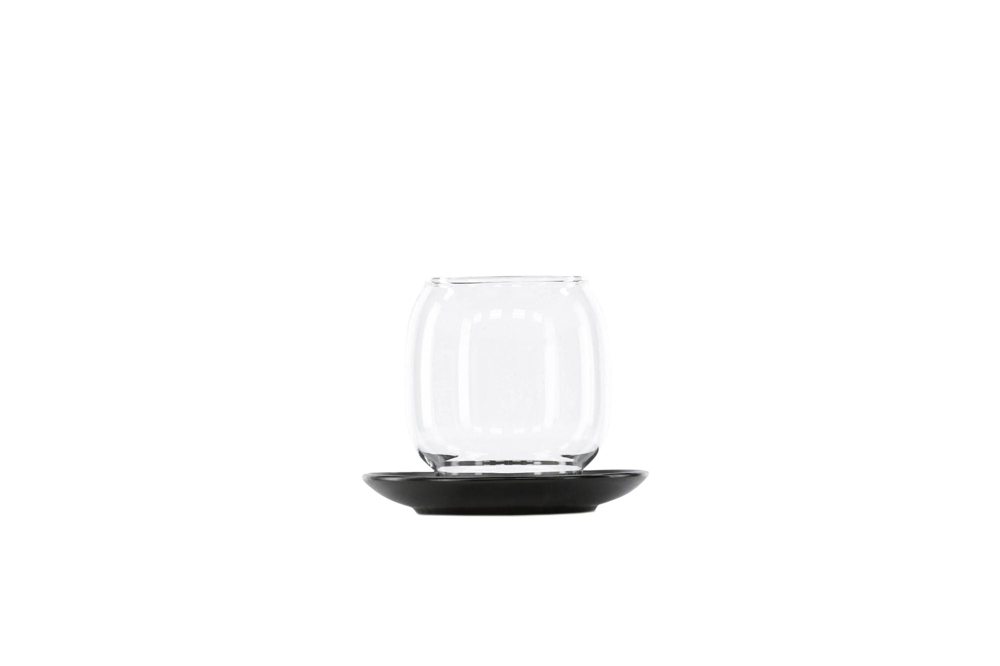 Venture Home Archy Lantern - Matte Black/Clear Glass - 12*H10cm