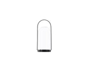 Venture Home Flora Lantern -  Black/Clear Glass -  H25*11cm