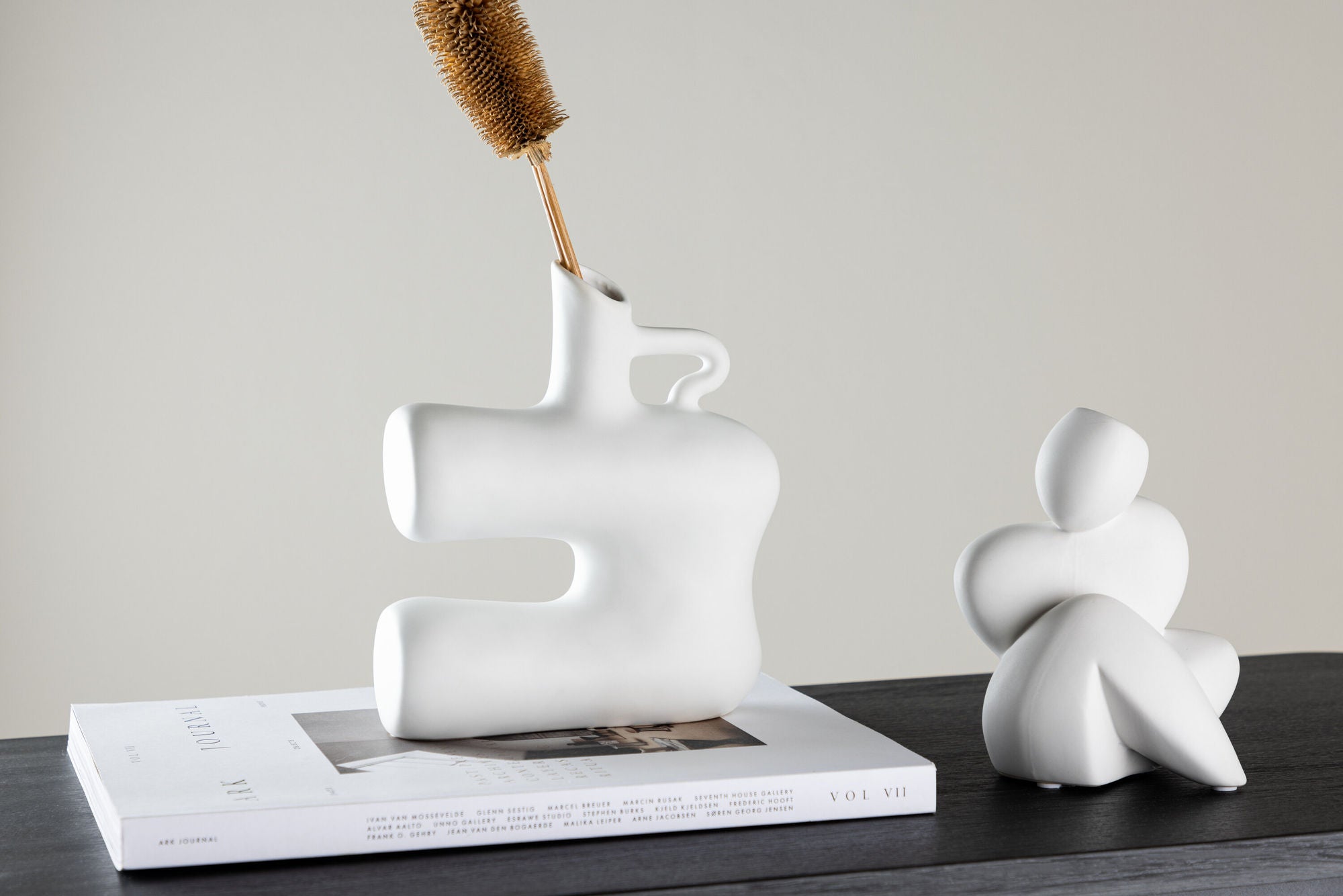 Venture Home Dity Vase - White - 18*7*19Hcm