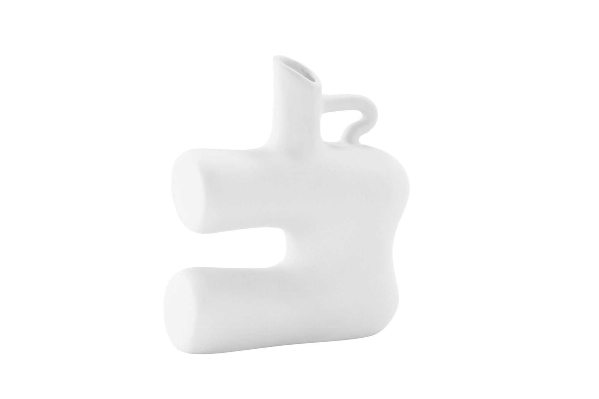 Venture Home Dity Vase - White - 18*7*19Hcm