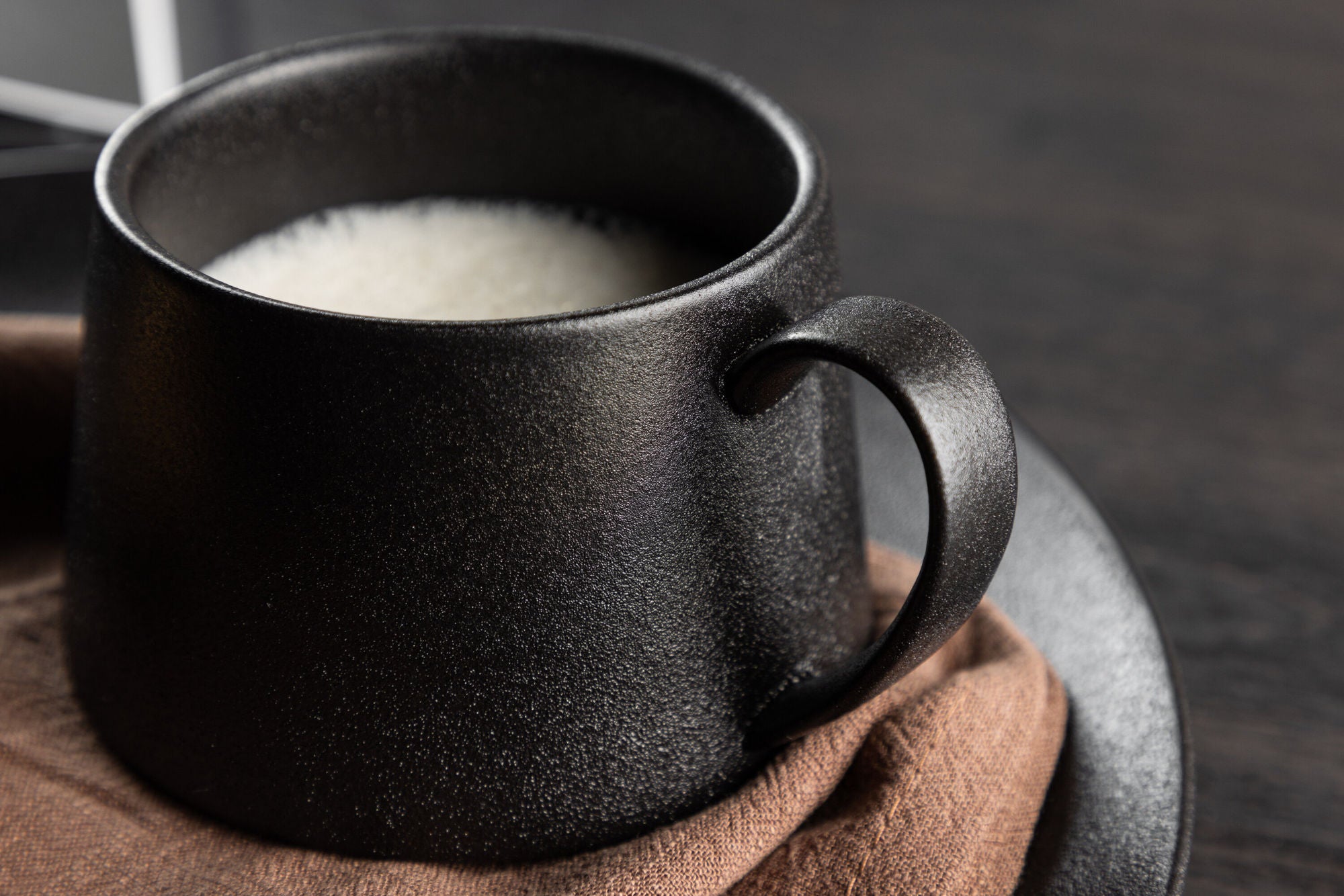 Venture Home Wabi Sabi Coffee Cup 2-pack - Matte Black - 8*7H*10cm