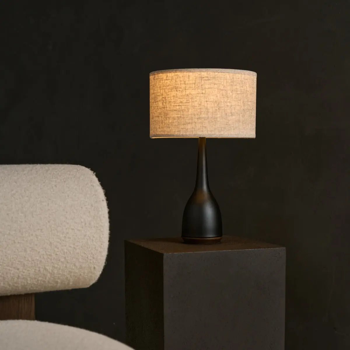 Jacob Sort bordlampe
