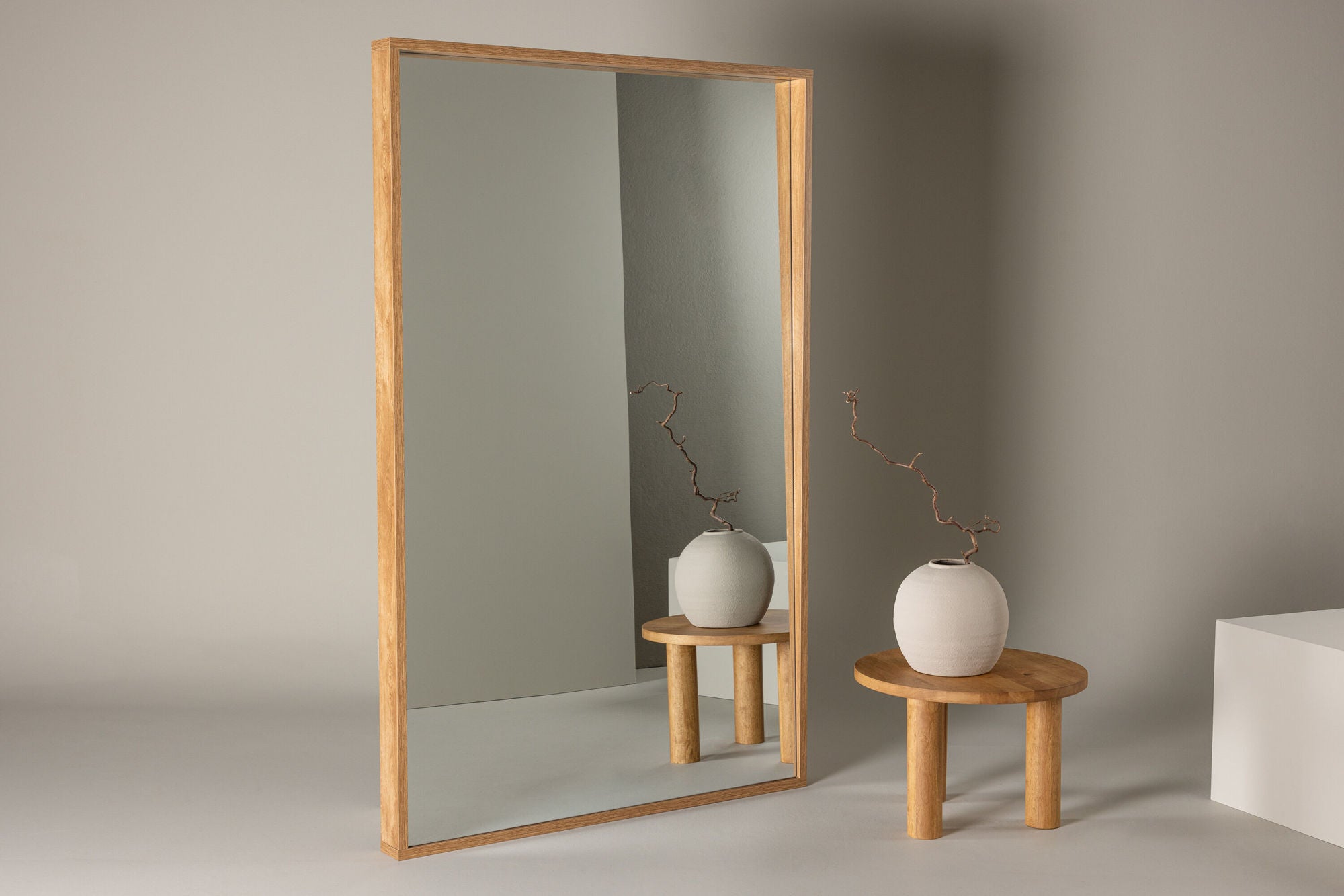 Venture Home Nashville spejl 125*196 cm - Nature / MDF