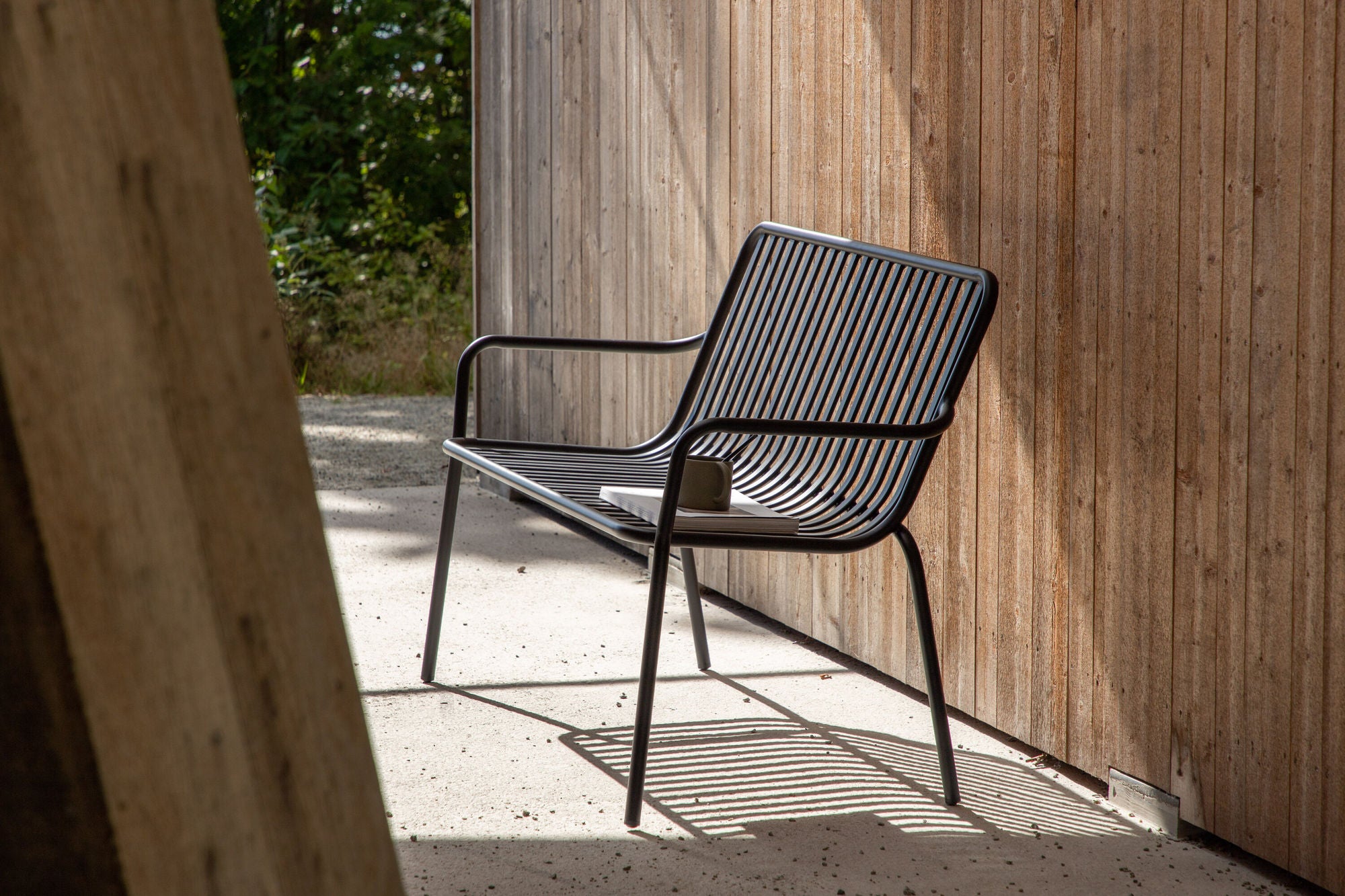 Venture Home Peking bænk/sofa Aluminium - Black /