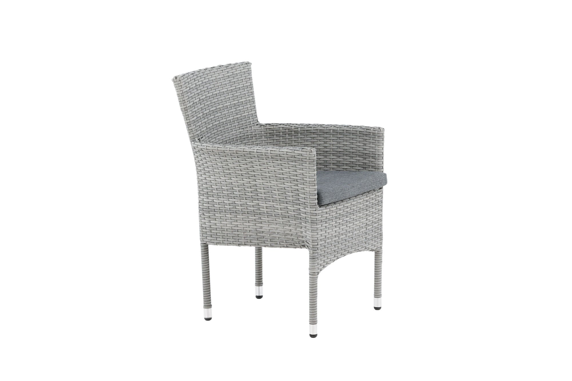 Venture Home Malina Diningchair 2-pack Alumnium - Grey / Wicker