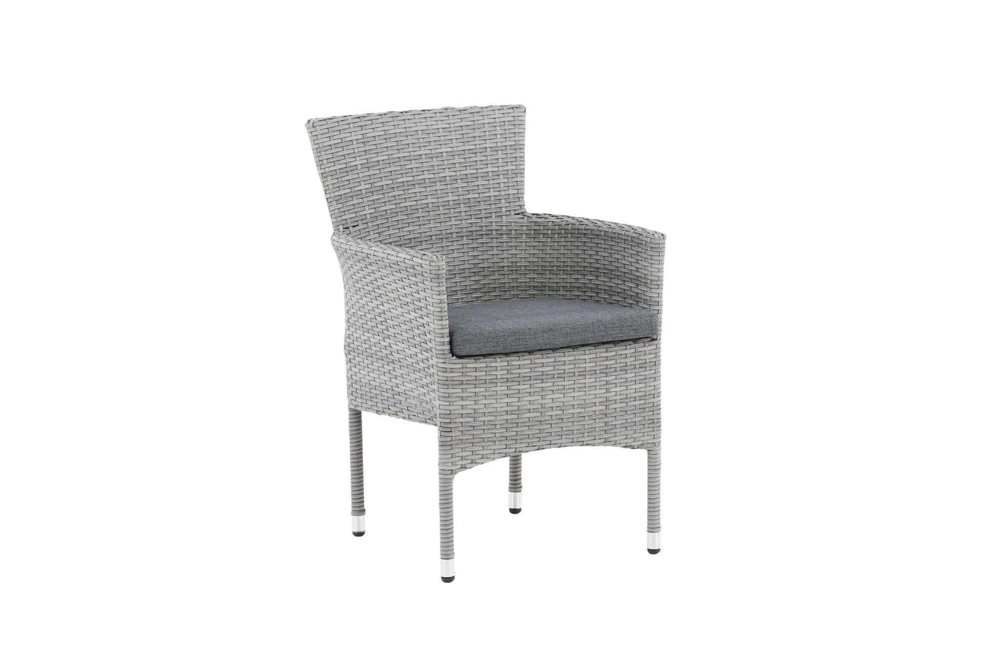 Venture Home Malina Diningchair 2-pack Alumnium - Grey / Wicker