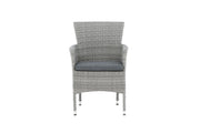 Venture Home Malina Diningchair 2-pack Alumnium - Grey / Wicker