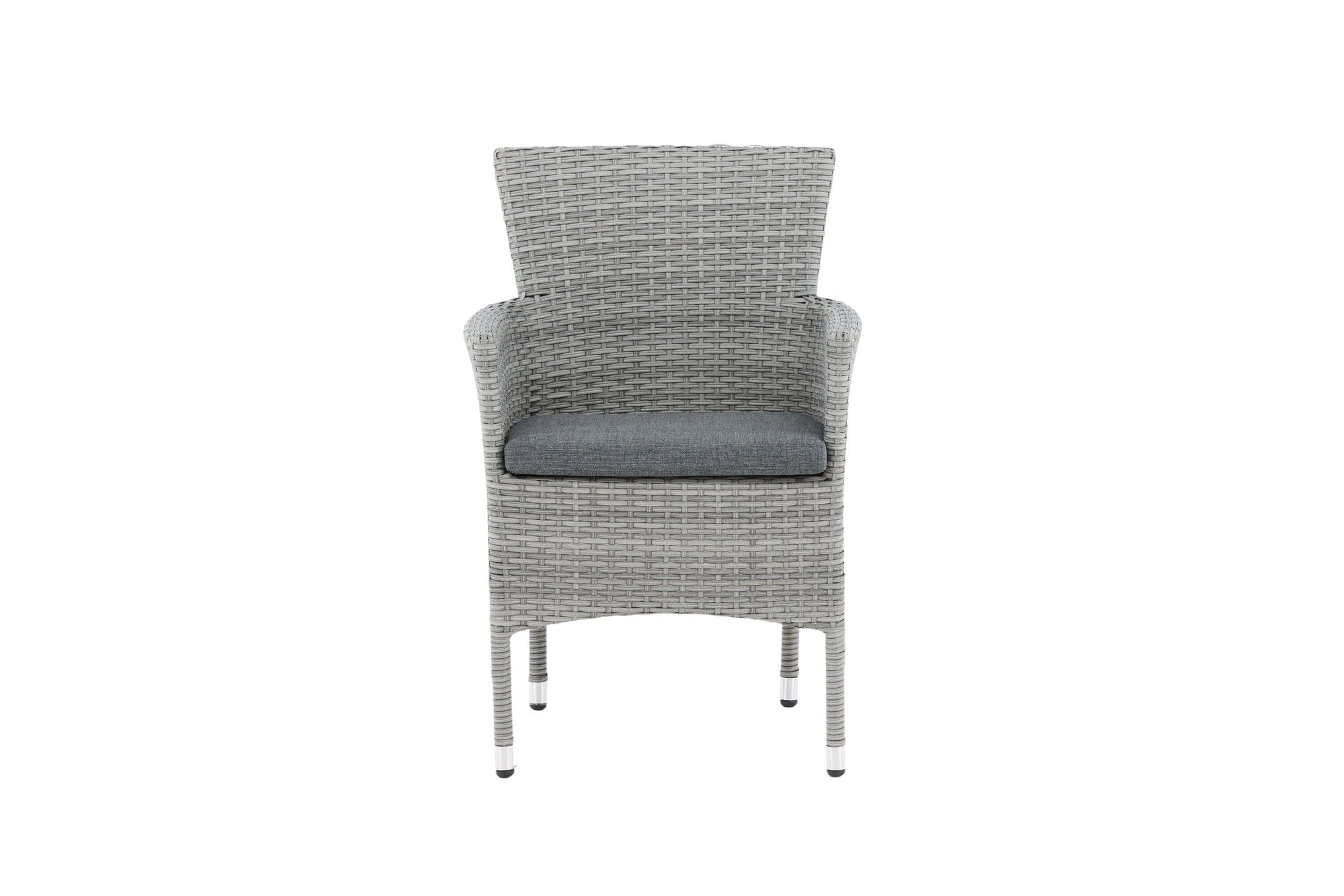 Venture Home Malina Diningchair 2-pack Alumnium - Grey / Wicker