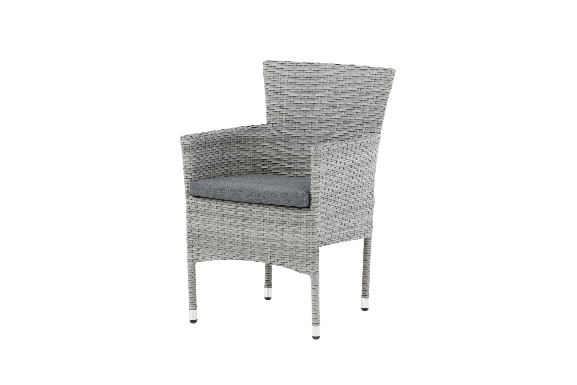 Venture Home Malina Diningchair 2-pack Alumnium - Grey / Wicker