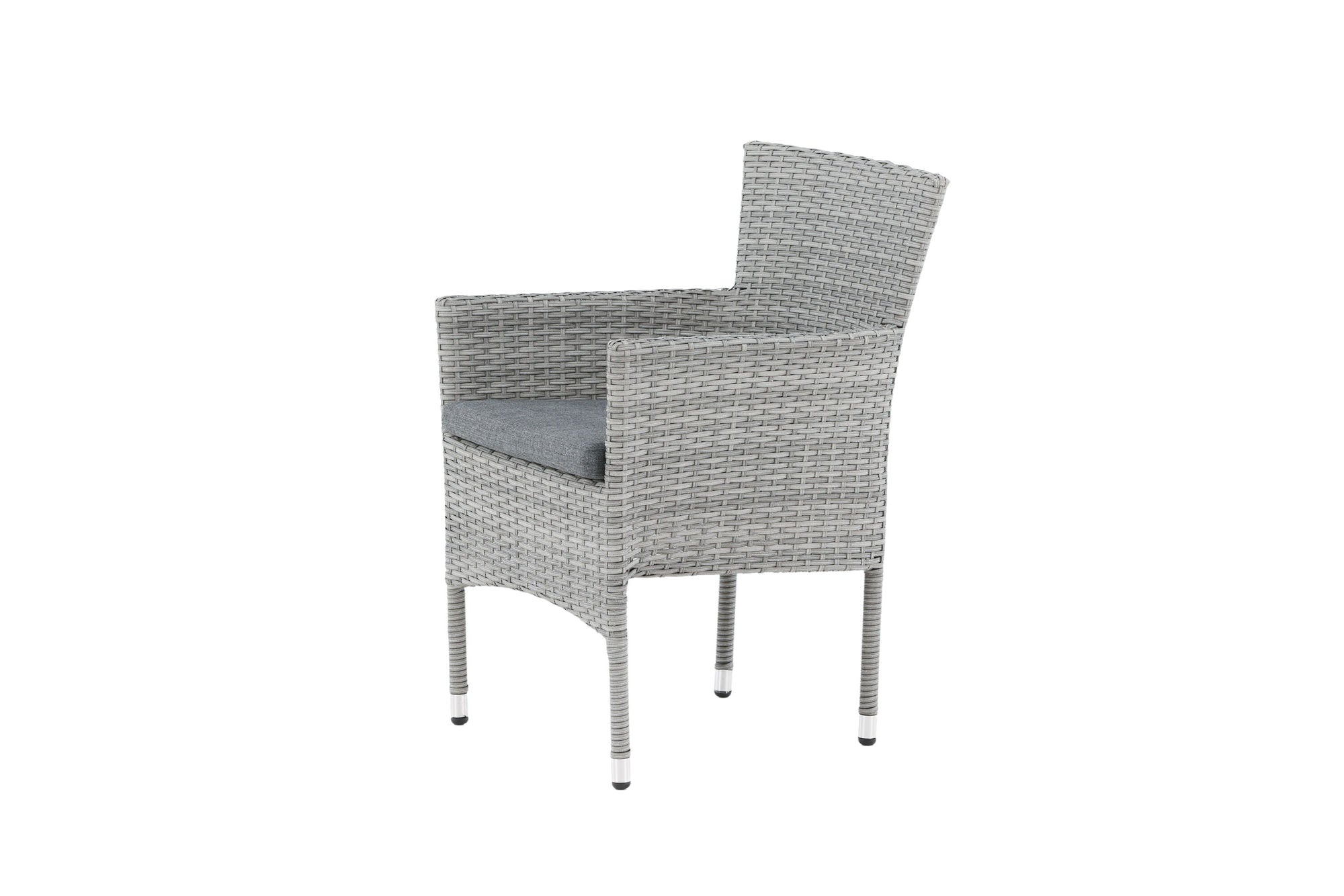 Venture Home Malina Diningchair 2-pack Alumnium - Grey / Wicker