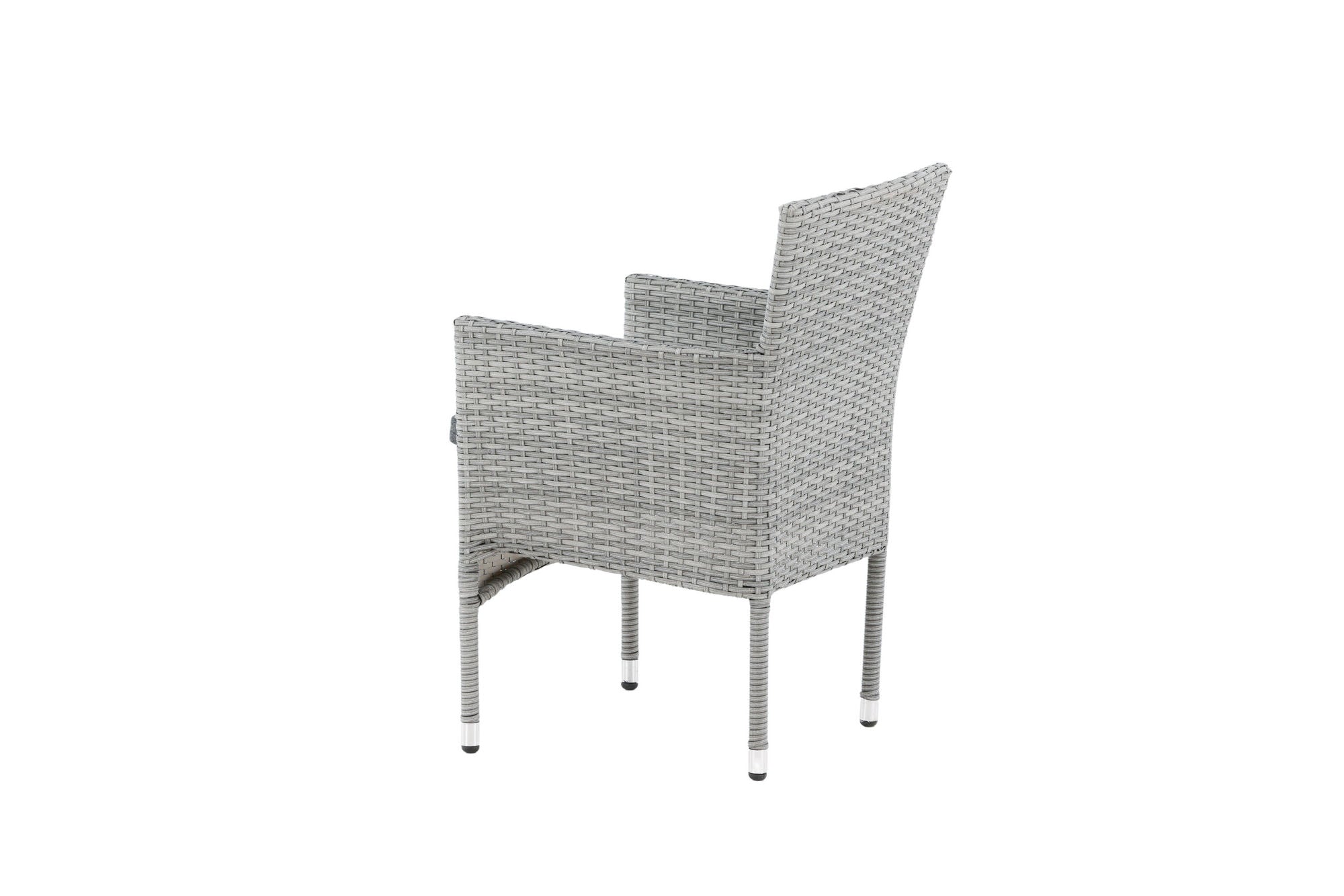 Venture Home Malina Diningchair 2-pack Alumnium - Grey / Wicker