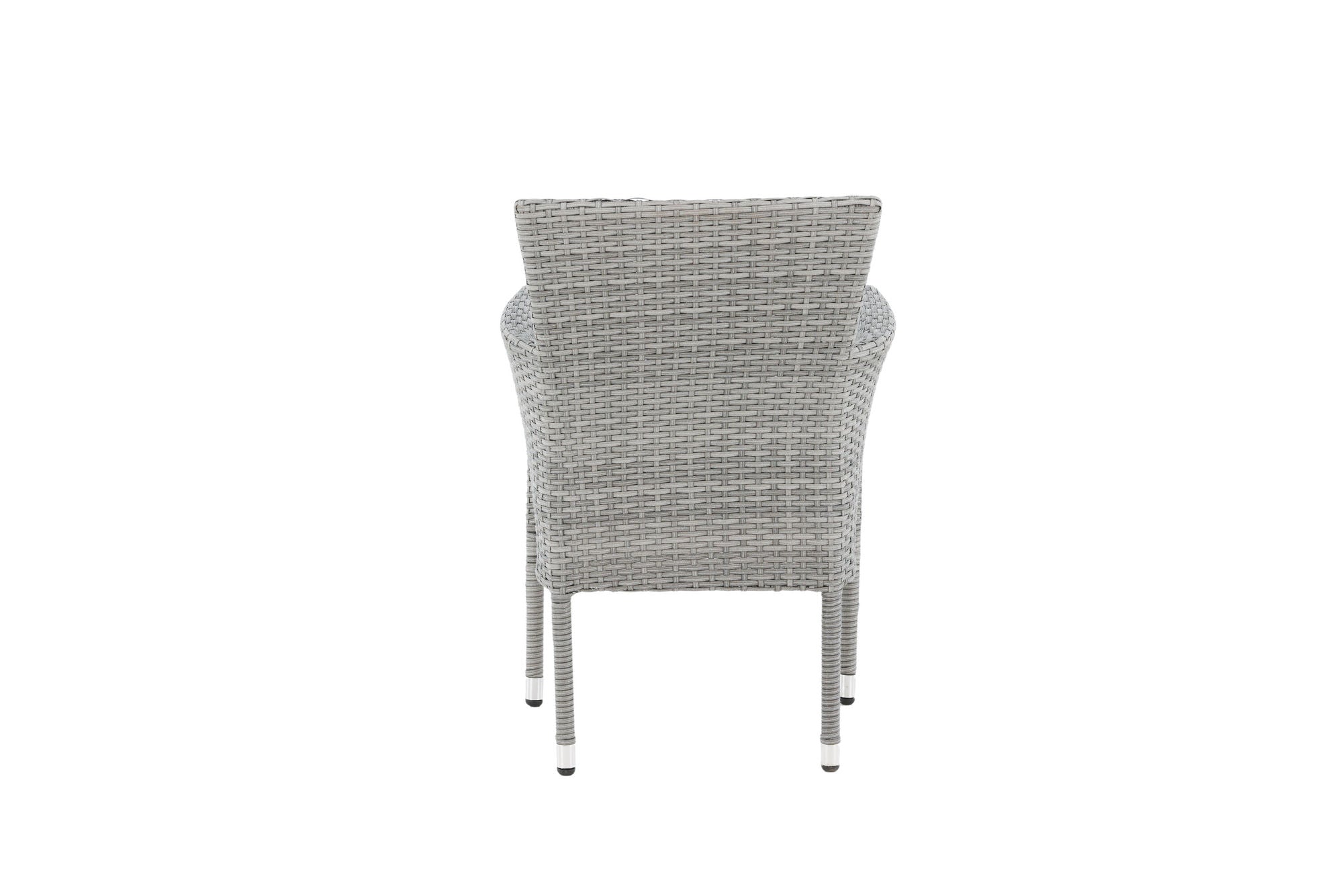 Venture Home Malina Diningchair 2-pack Alumnium - Grey / Wicker