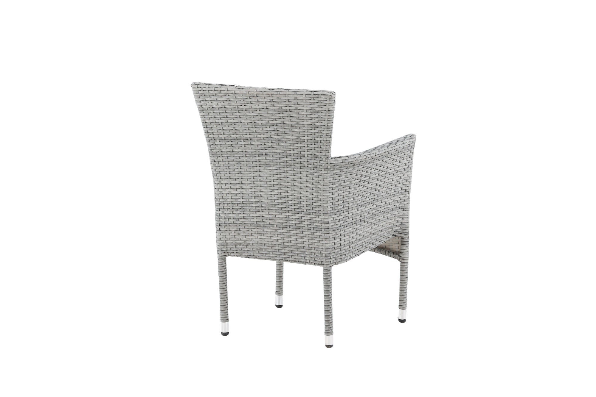 Venture Home Malina Diningchair 2-pack Alumnium - Grey / Wicker