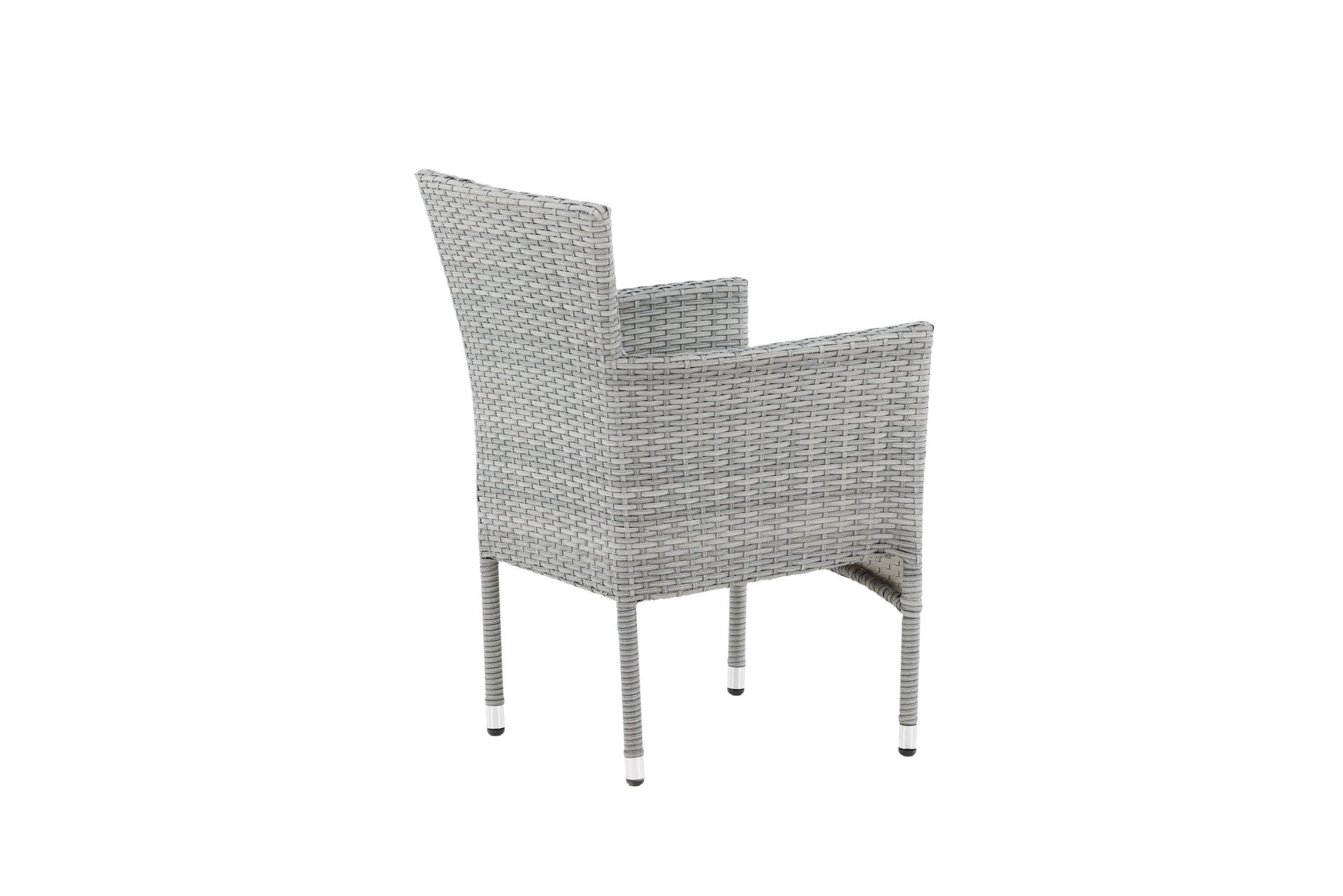 Venture Home Malina Diningchair 2-pack Alumnium - Grey / Wicker