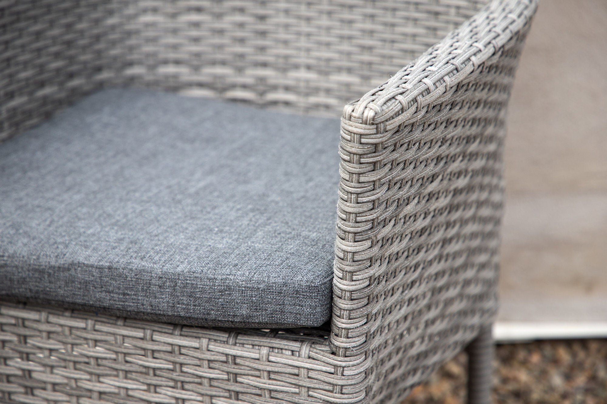 Venture Home Malina Diningchair 2-pack Alumnium - Grey / Wicker