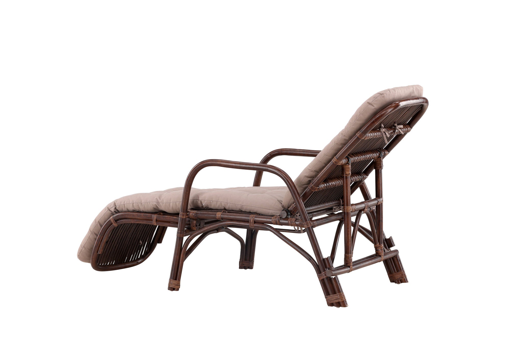 Venture Home Nella Sunbed Rattan - Dark walnut / Beige