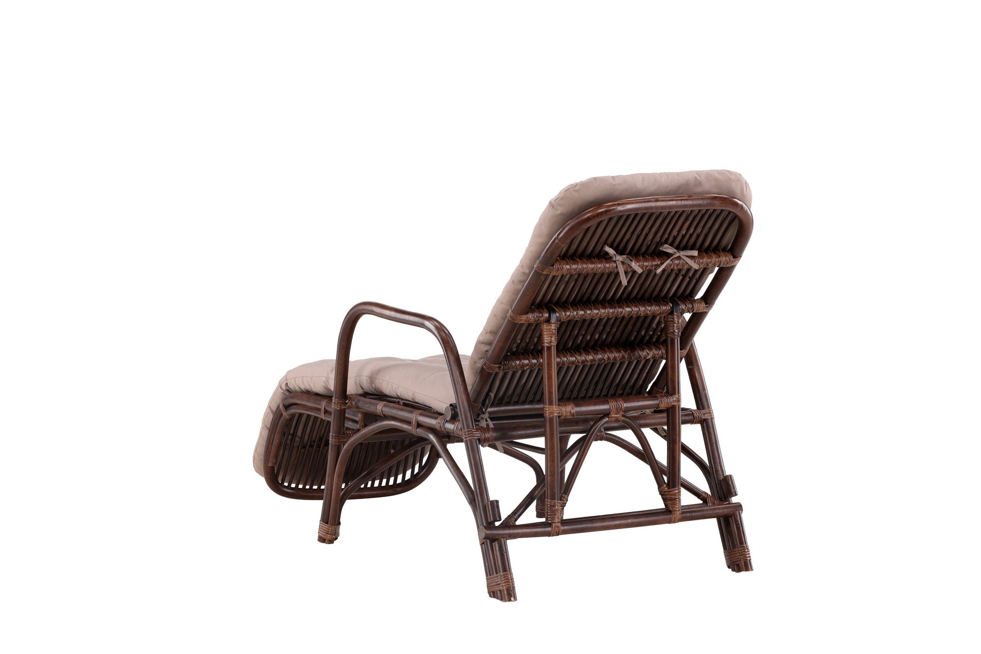 Venture Home Nella Sunbed Rattan - Dark walnut / Beige