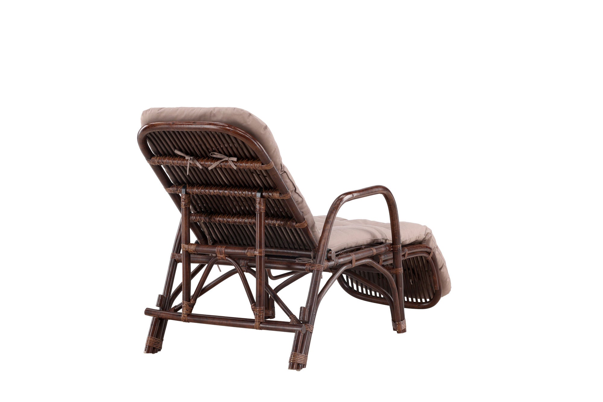 Venture Home Nella Sunbed Rattan - Dark walnut / Beige