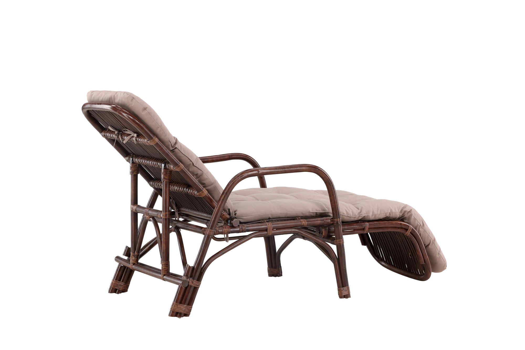 Venture Home Nella Sunbed Rattan - Dark walnut / Beige