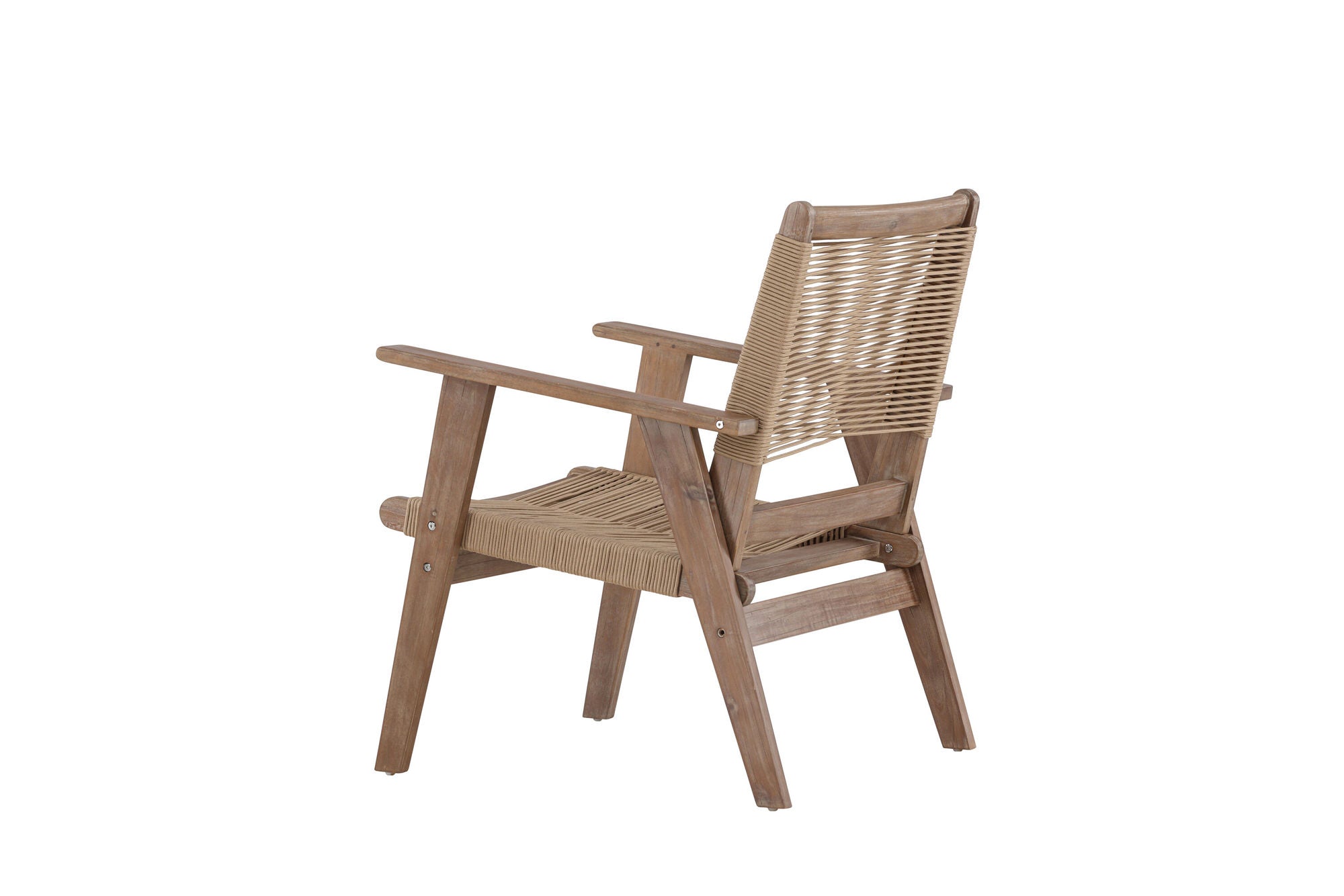 Venture Home Peter Loungechair Acacia - Dark brown / Beige