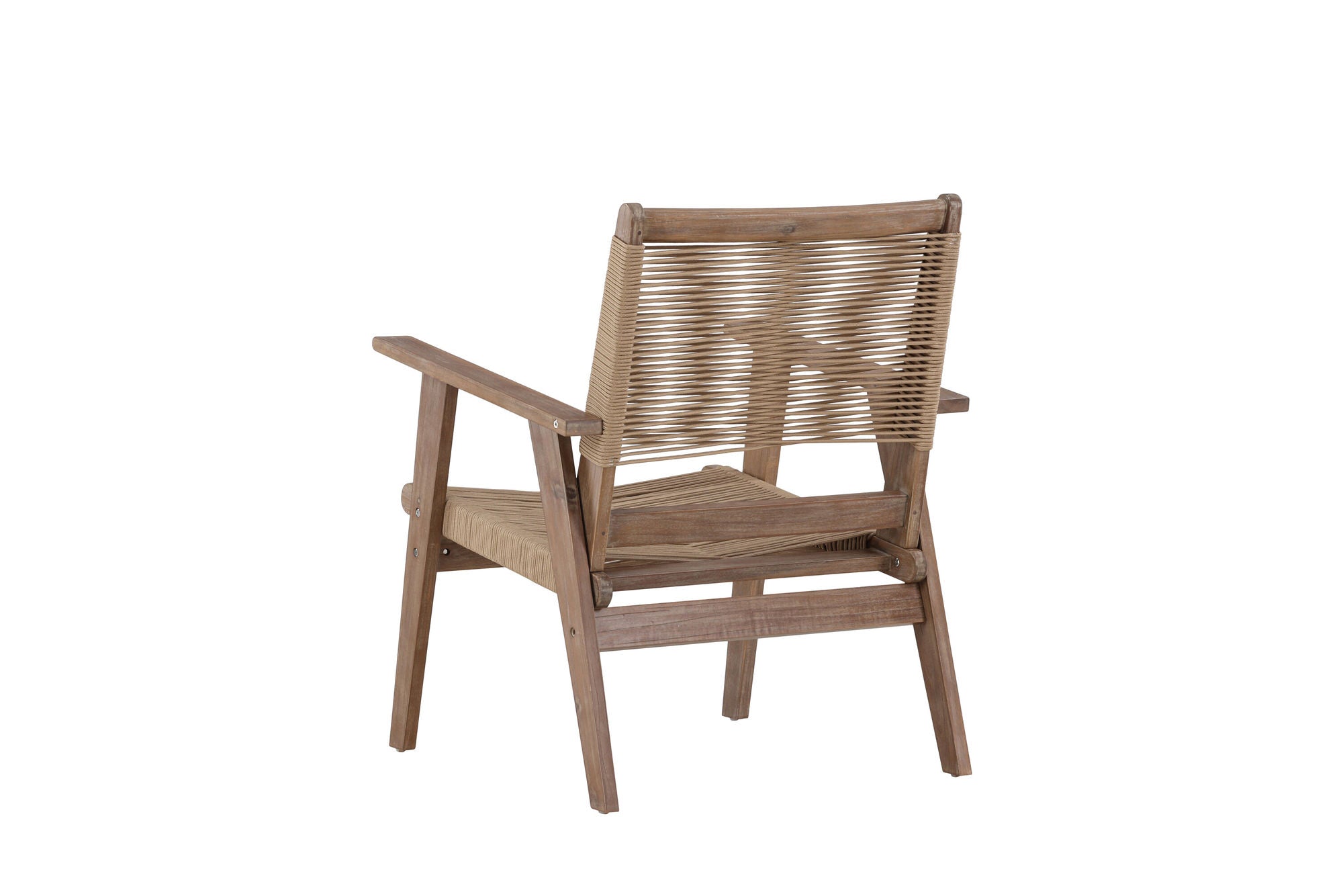 Venture Home Peter Loungechair Acacia - Dark brown / Beige