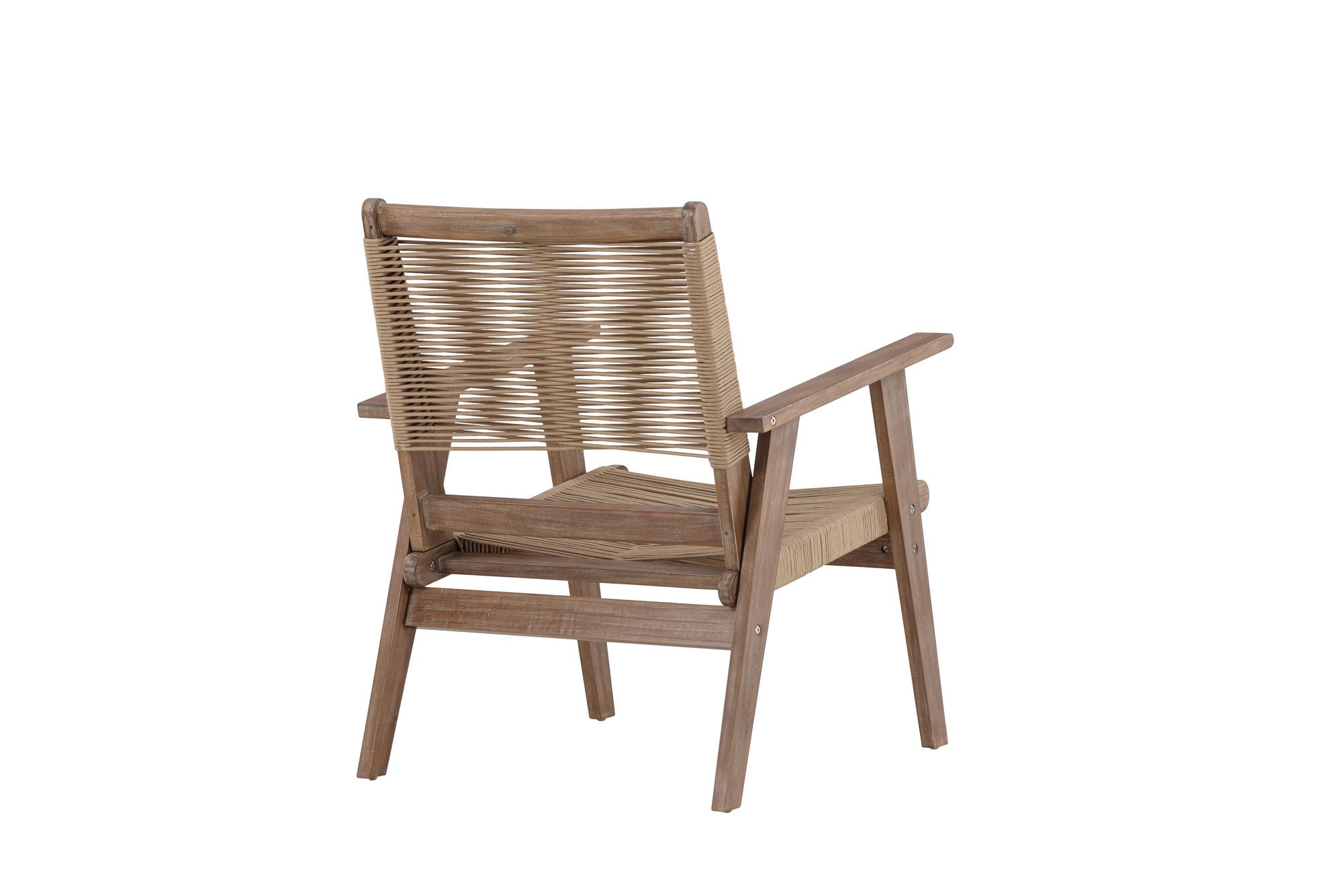 Venture Home Peter Loungechair Acacia - Dark brown / Beige