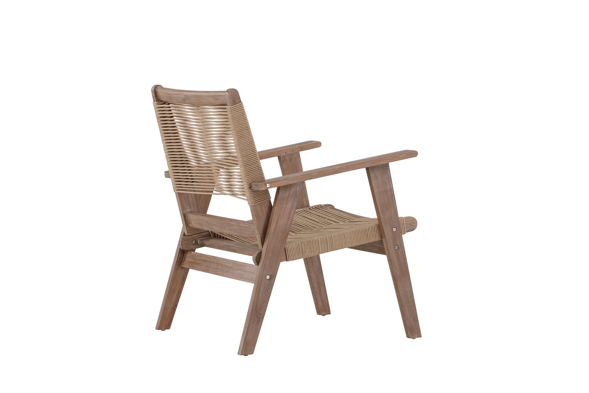 Venture Home Peter Loungechair Acacia - Dark brown / Beige