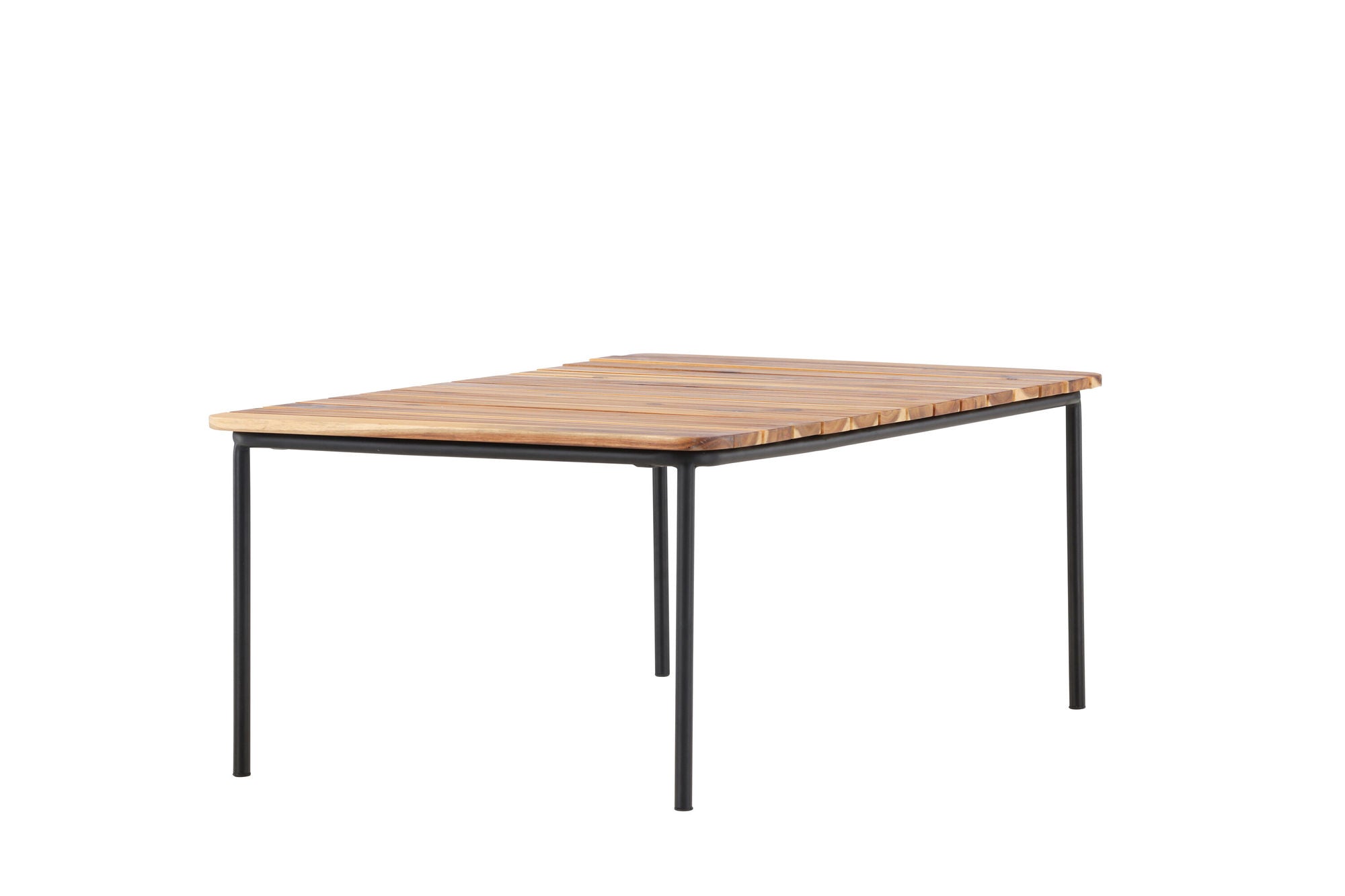 Venture Home Penh Sofabord Steel - Black / Acacia / Rectangular 65*100*40