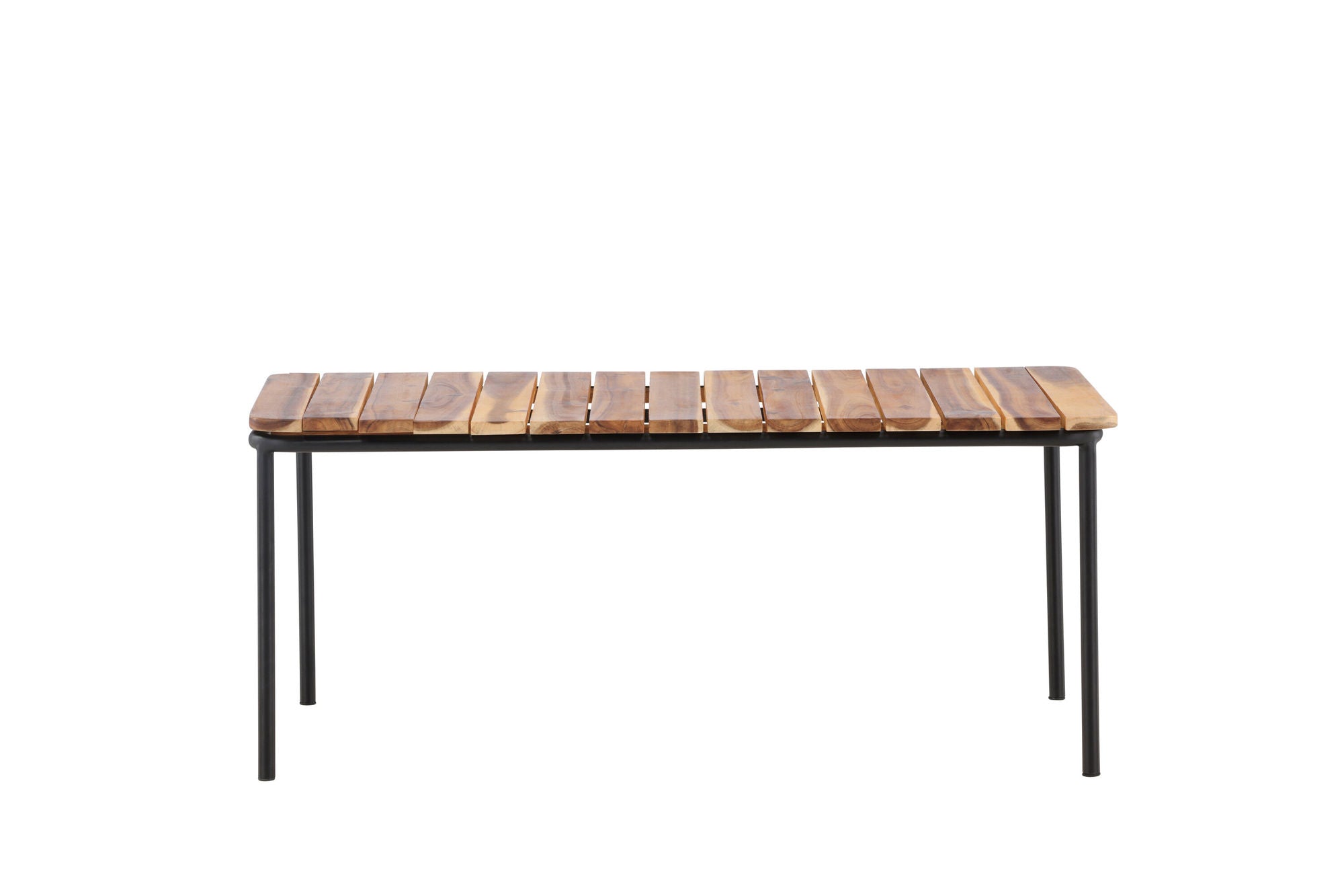 Venture Home Penh Sofabord Steel - Black / Acacia / Rectangular 65*100*40