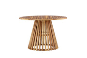Venture Home Lumpur Diningbord Acacia - Teaklook / rund ø120**75