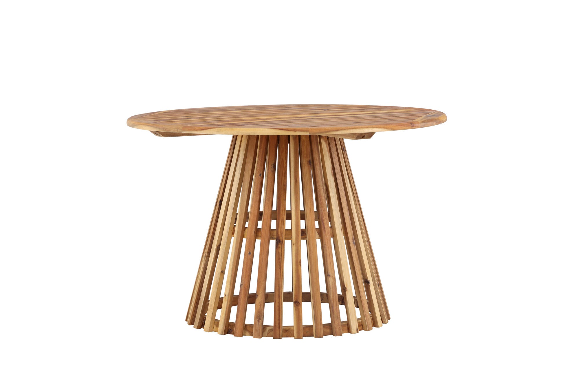 Venture Home Lumpur Diningbord Acacia - Teaklook / rund ø120**75
