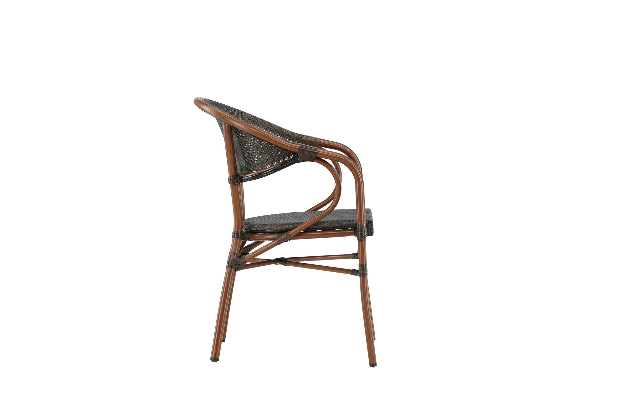 Venture Home Vila Real Caféchair 2-pack - Brown/Black