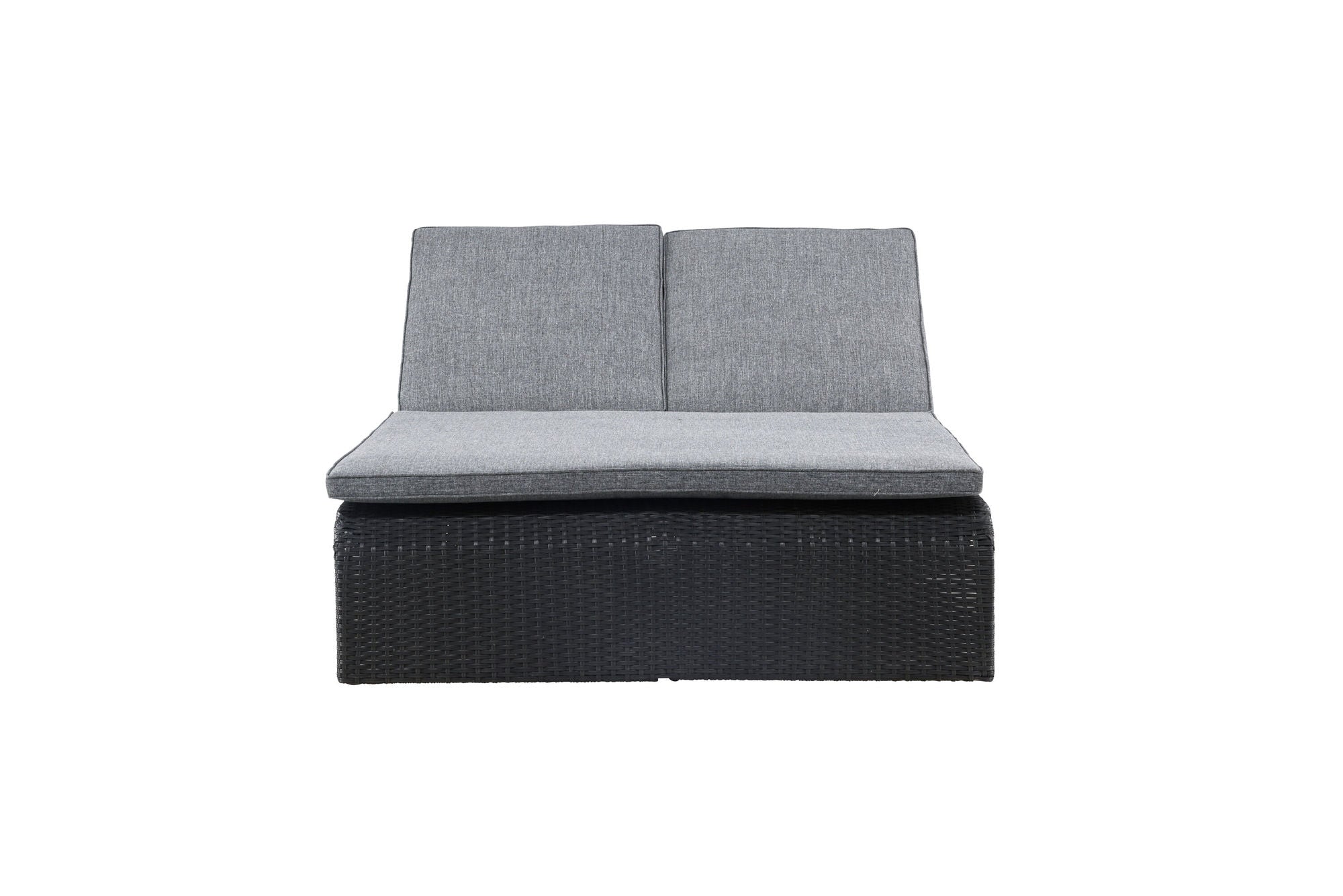 Venture Home London Sunbed - Black / Darkgrey Spunpolyester