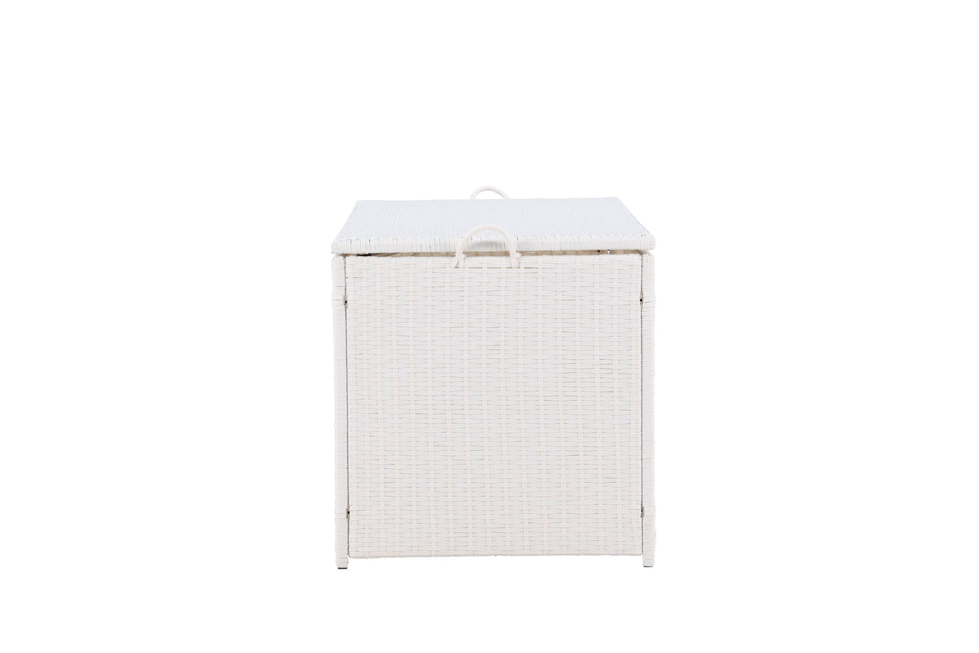 Venture Home London Cushionbox - White / White  Rattan