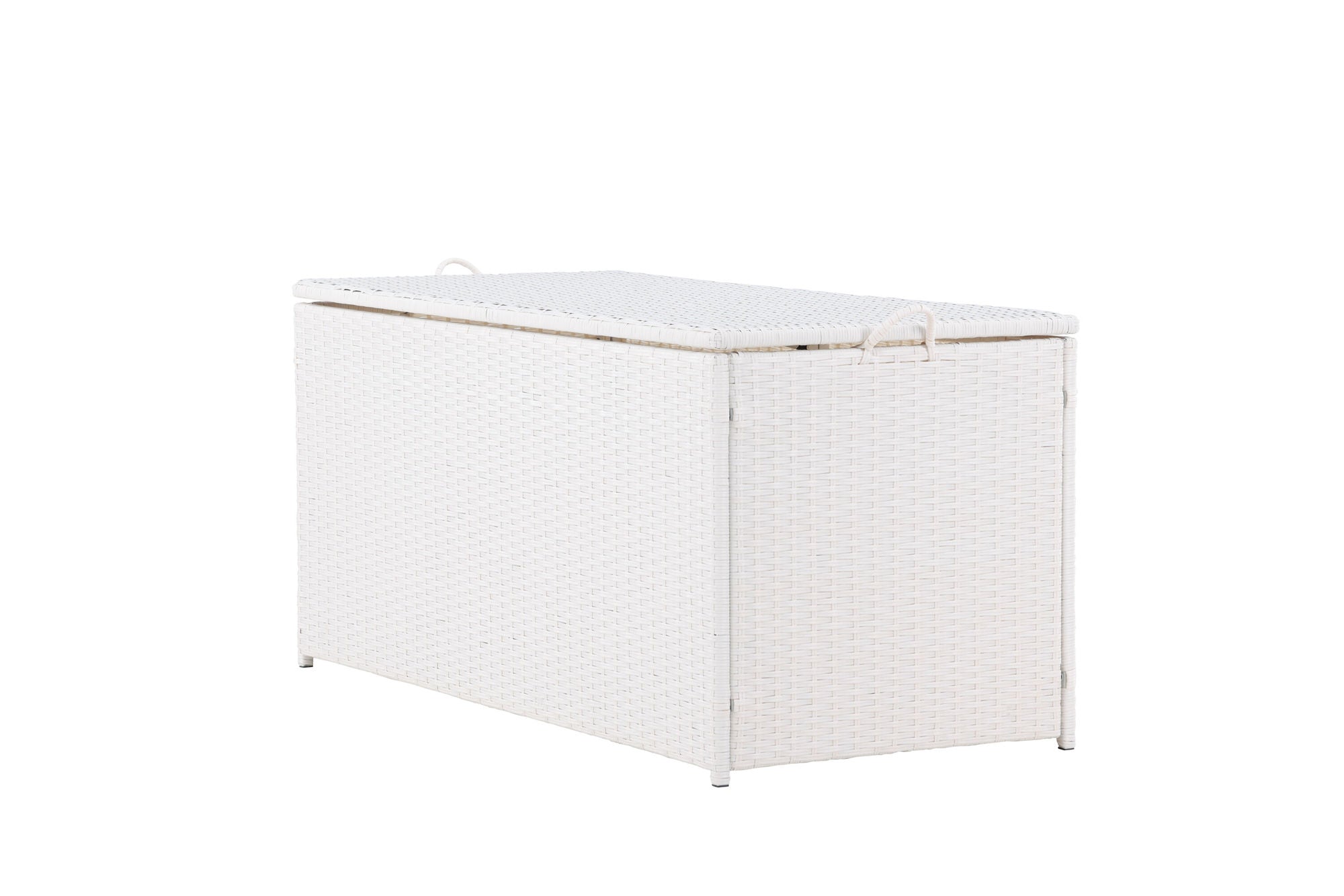 Venture Home London Cushionbox - White / White  Rattan