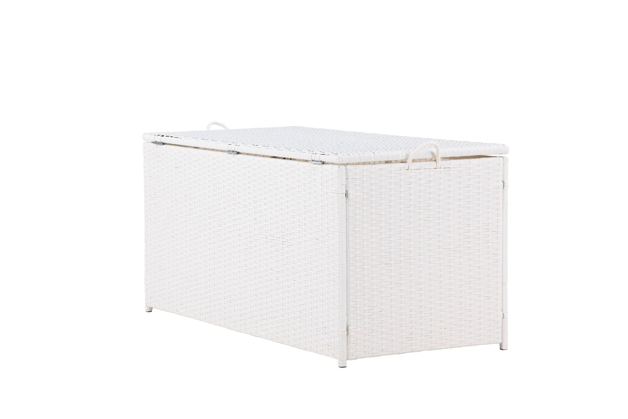 Venture Home London Cushionbox - White / White  Rattan