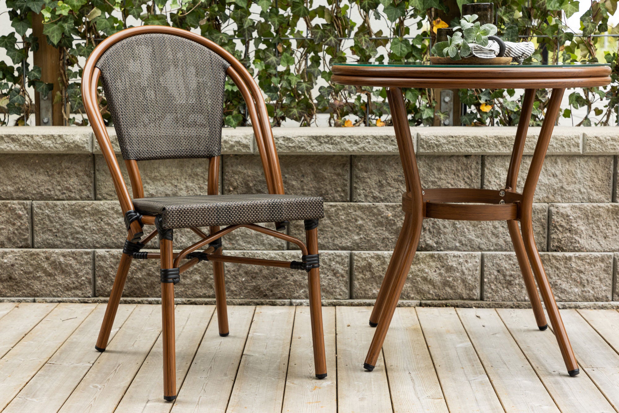 Venture Home Guarda Caféchair 2-pack - Brown/Black