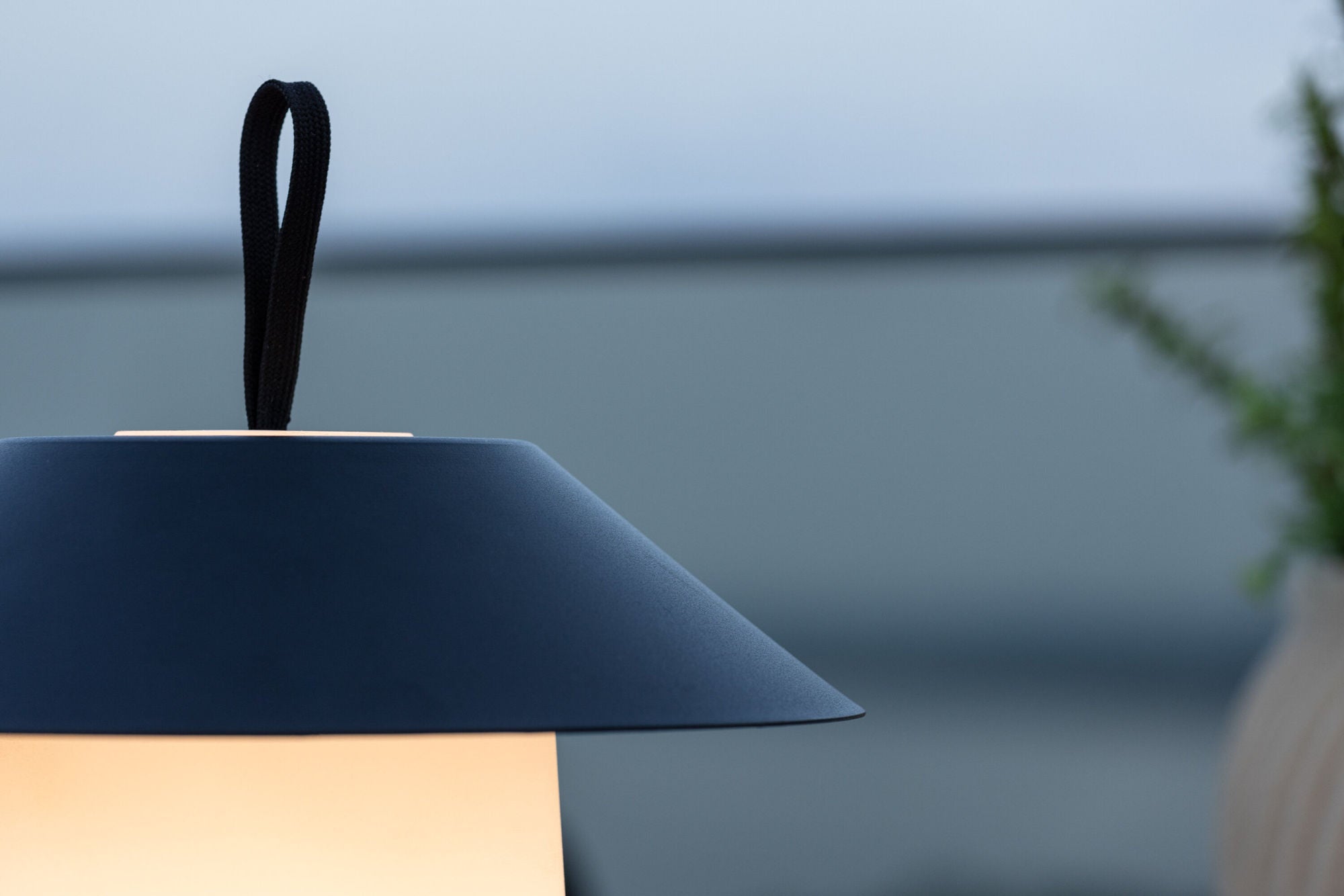 Venture Home Rubu bord lampe ø24*26cm - Black/white /