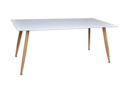 Venture Home Polar Matbord - Ek-Look / Vit- 180*90*H75