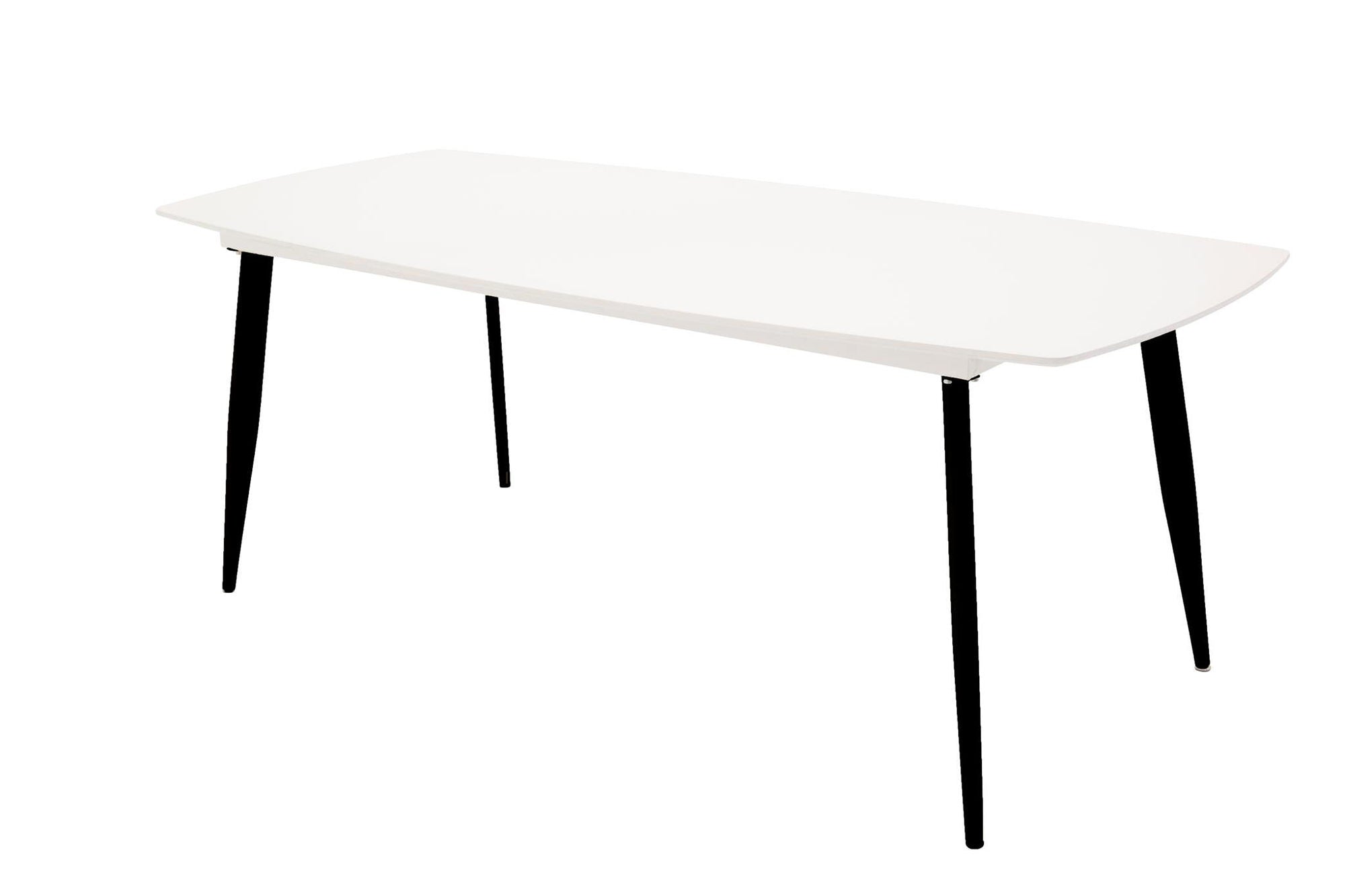 Venture Home Polar Elips Matbord - Svart / Vit - 240*100*H75