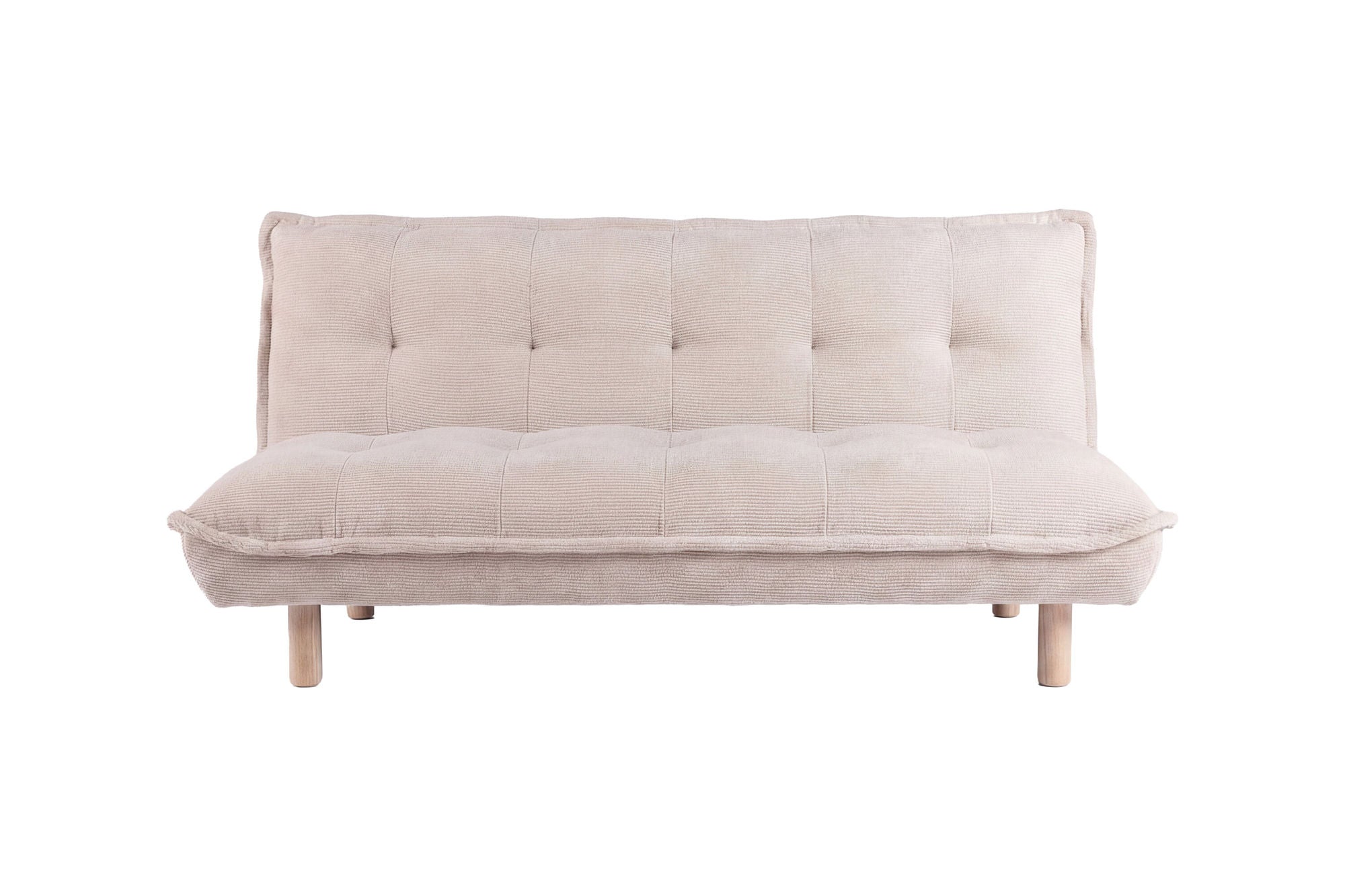 Venture Home Gertrud Sofa Bed - Whitewash / Beige Corduroy