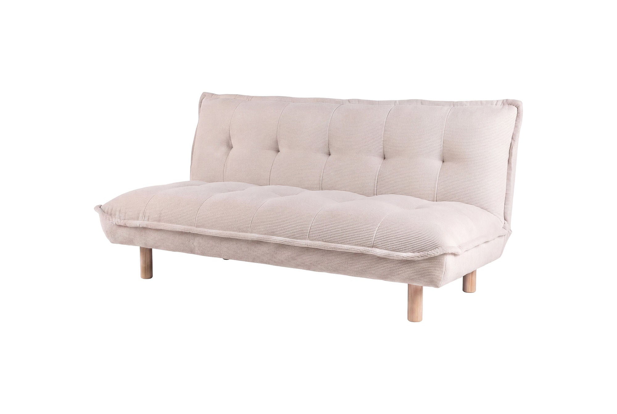 Venture Home Gertrud Sofa Bed - Whitewash / Beige Corduroy