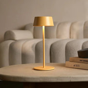 Hugo Amber Gul Genopladelig Bordlampe