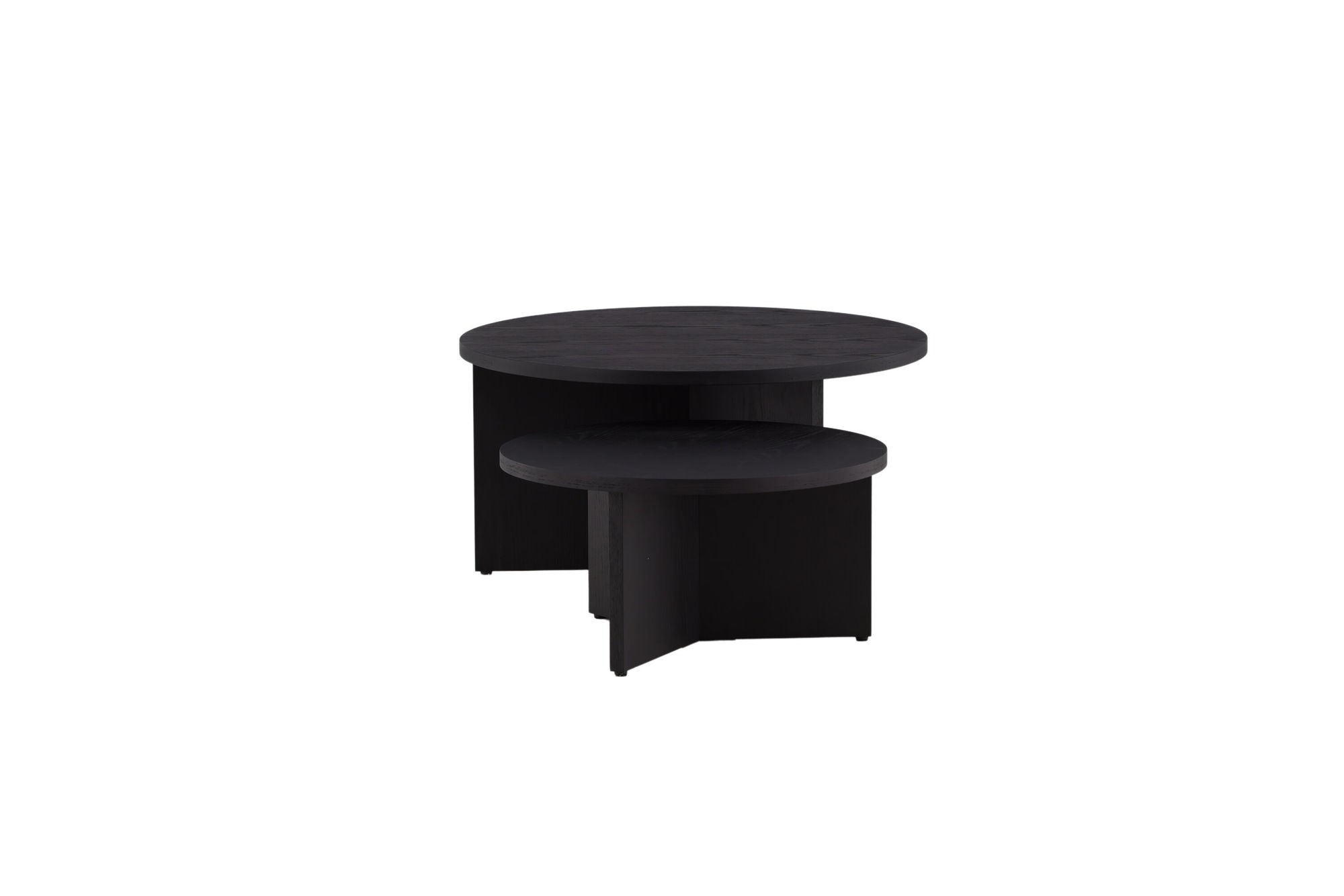 Venture Home Saltö Small Sofa bord - Black / Wood +Saltö Large Sofa bord - Black / Wood _1