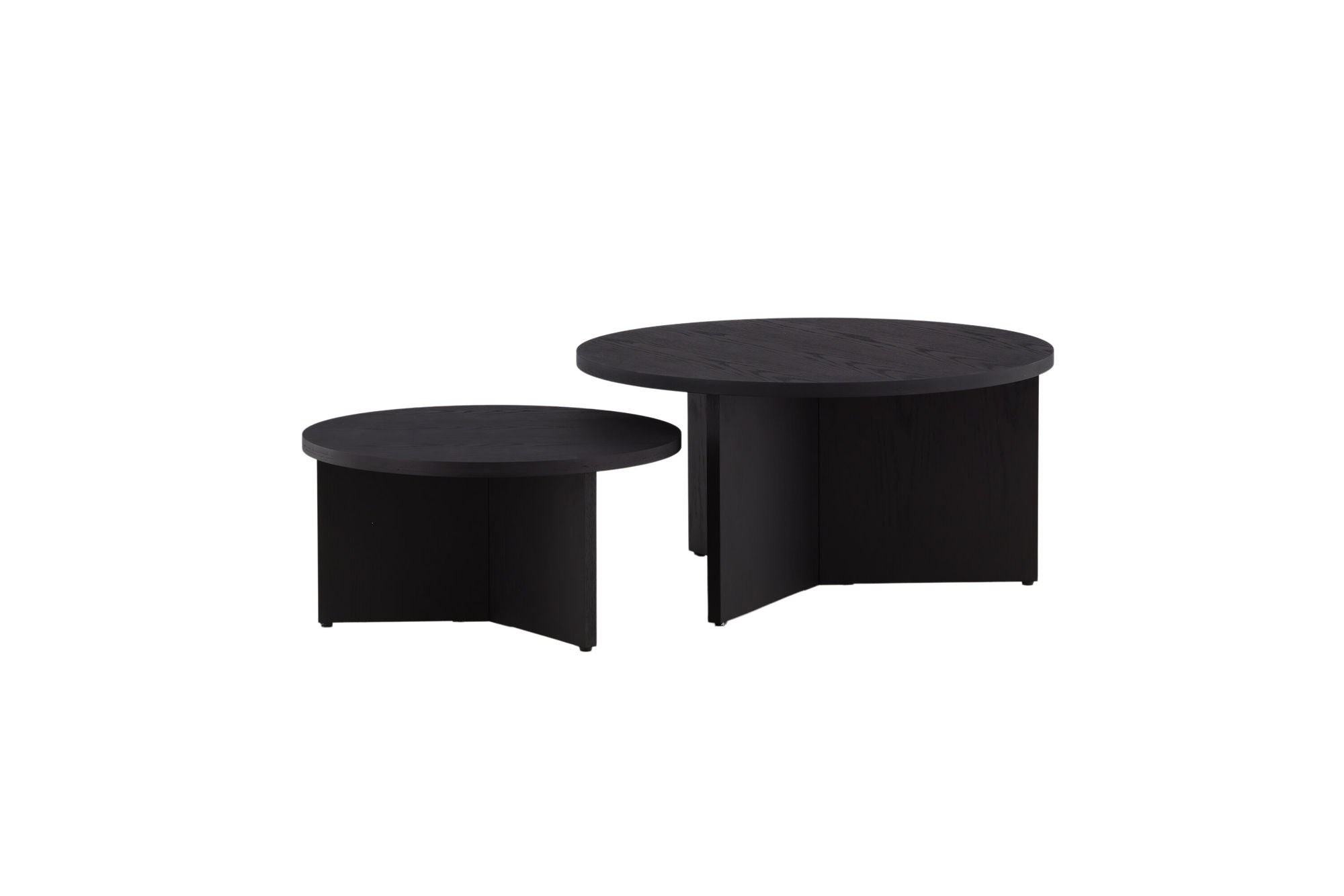 Venture Home Saltö Small Sofa bord - Black / Wood +Saltö Large Sofa bord - Black / Wood _1