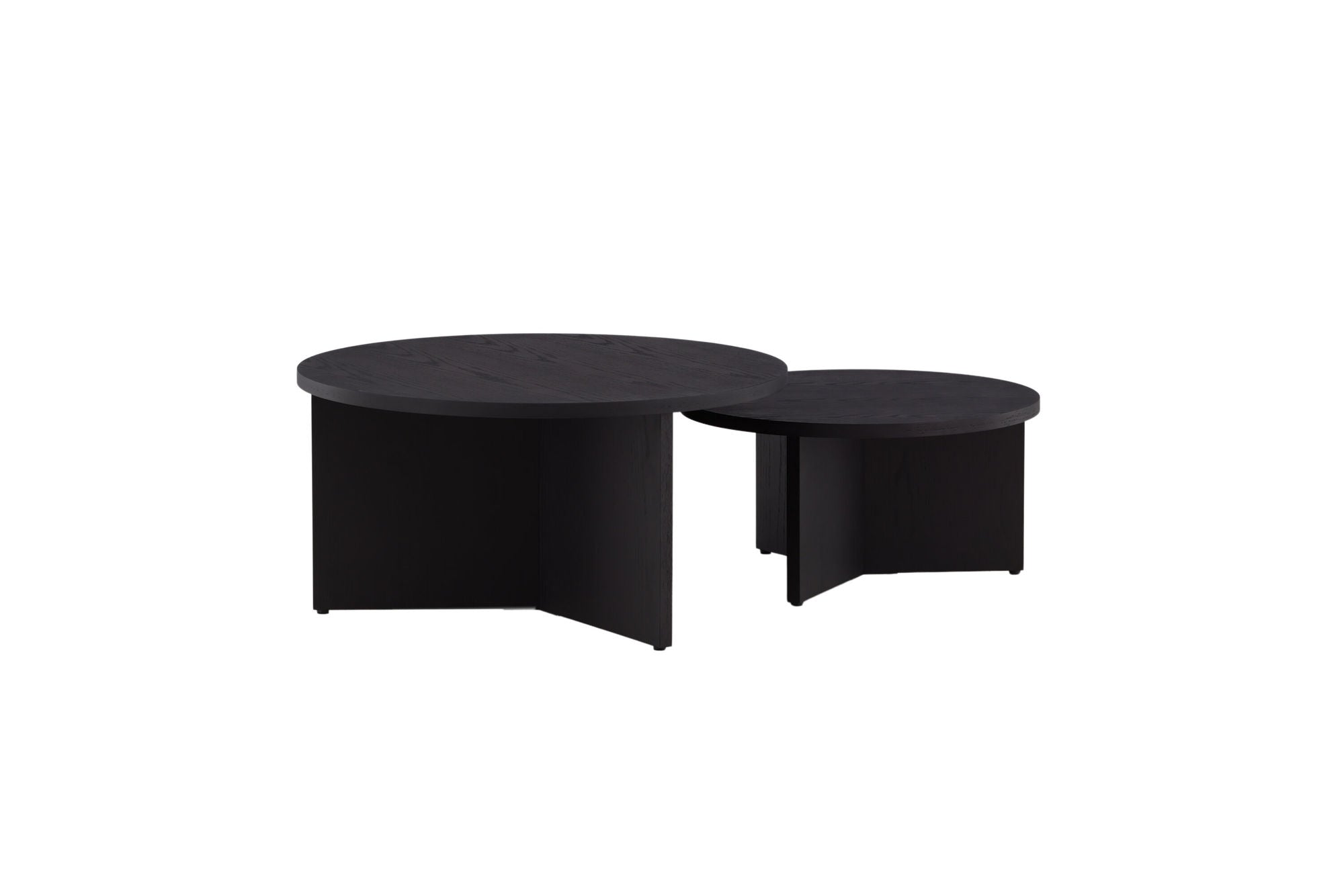 Venture Home Saltö Small Sofa bord - Black / Wood +Saltö Large Sofa bord - Black / Wood _1